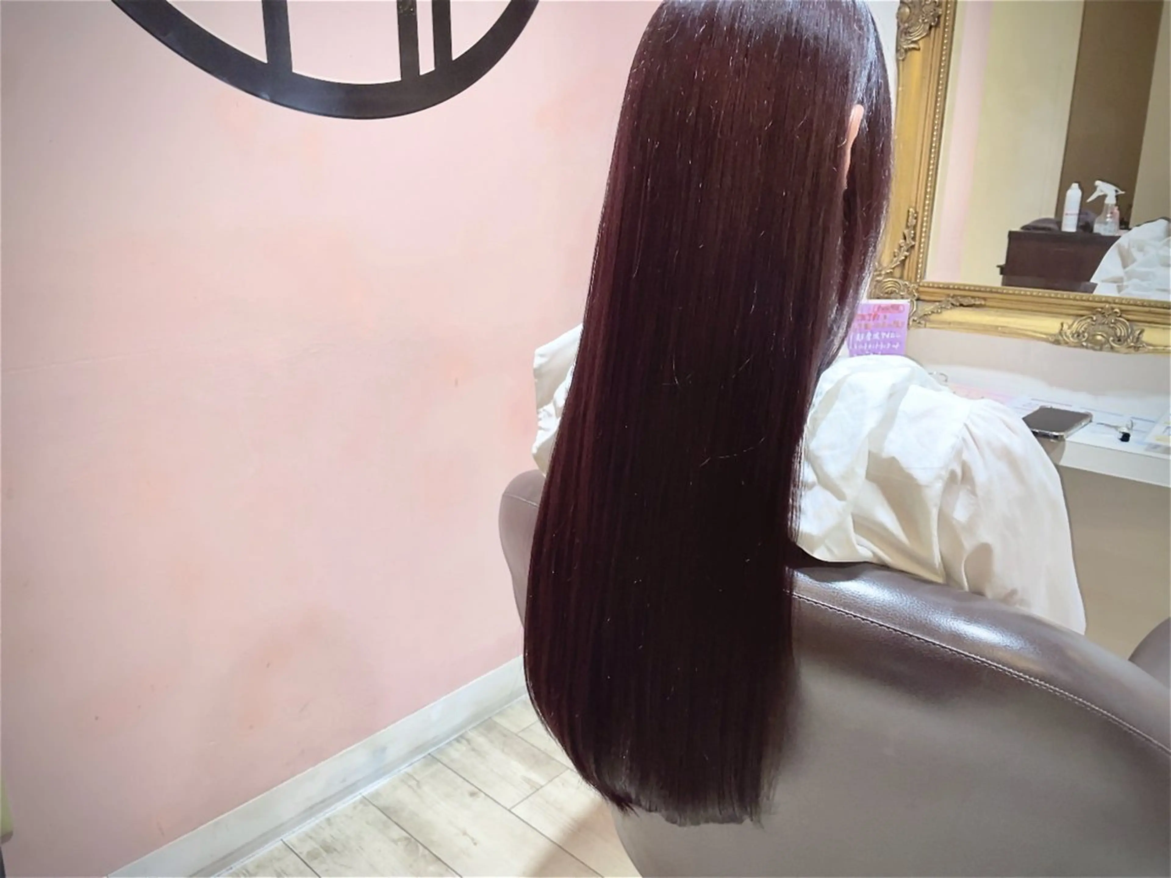 ロング カラー ブラウンカラー ショコラブラウン ラベンダーカラー ヘアカラー 元自衛官美容師 つや。のヘアスタイル