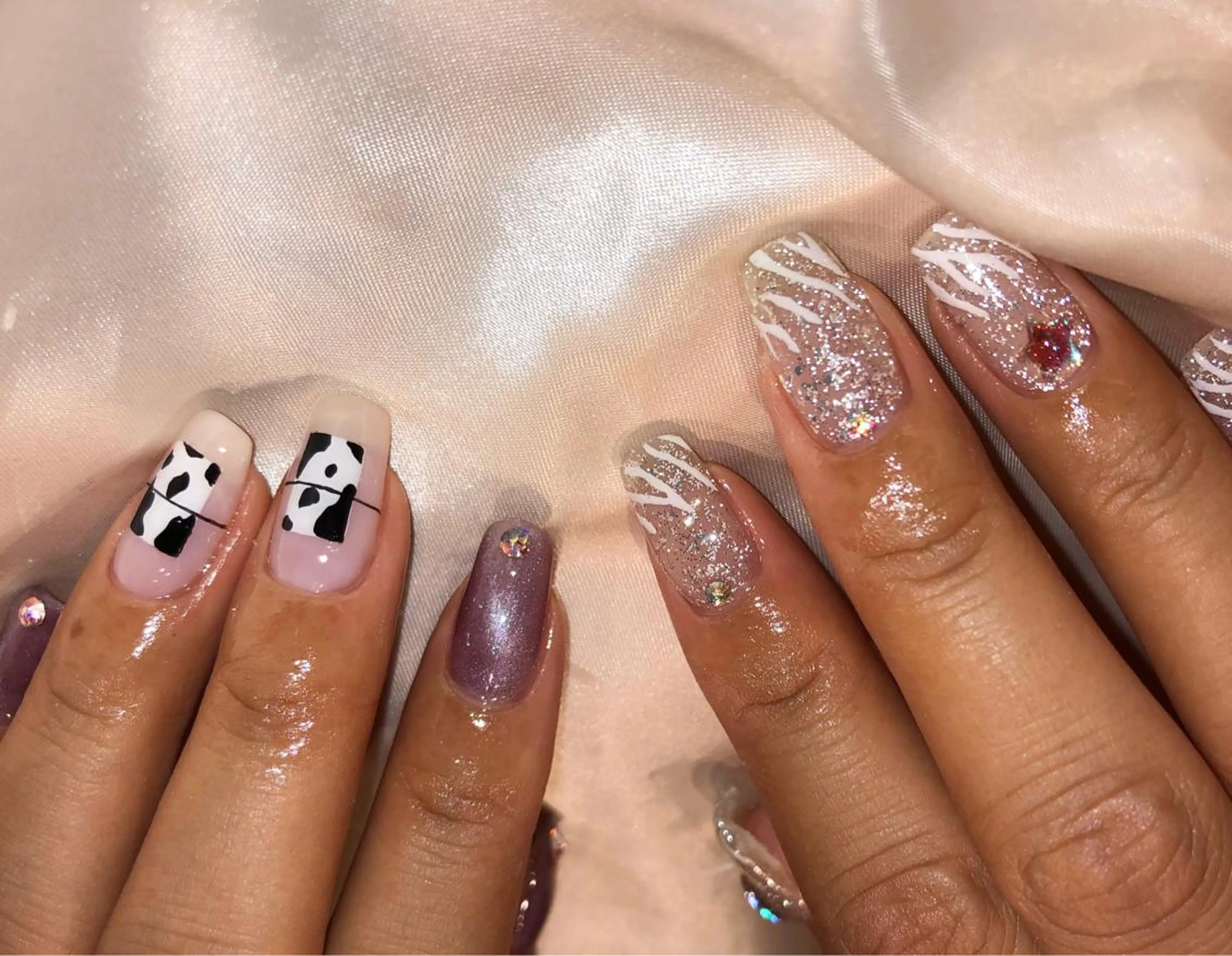 ネイル ハンドネイル パラあり！フィルイン 美フォルムのネイルデザイン