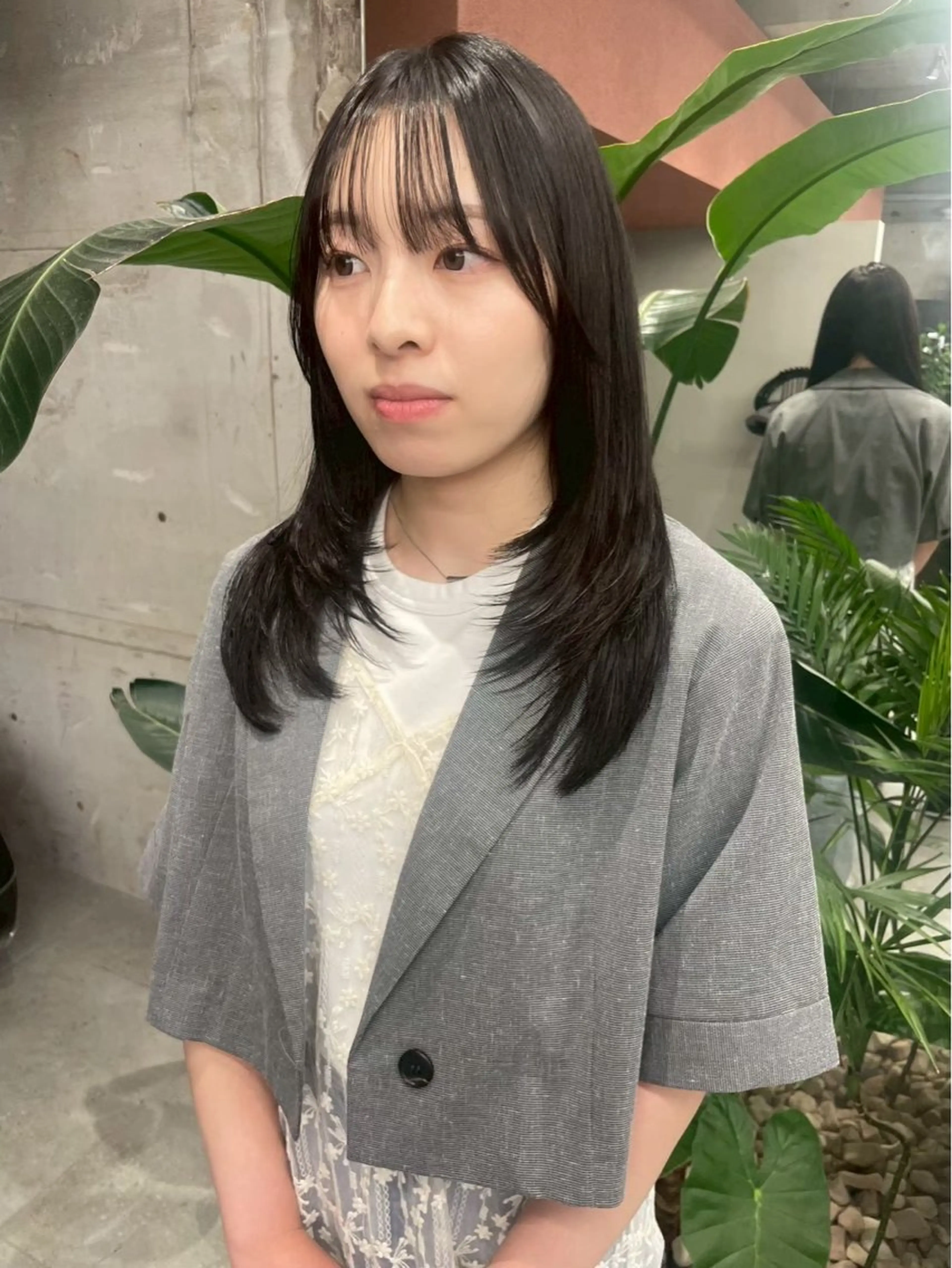 カット＋ カラー＋髪質改善oggiottoトリートメントの写真