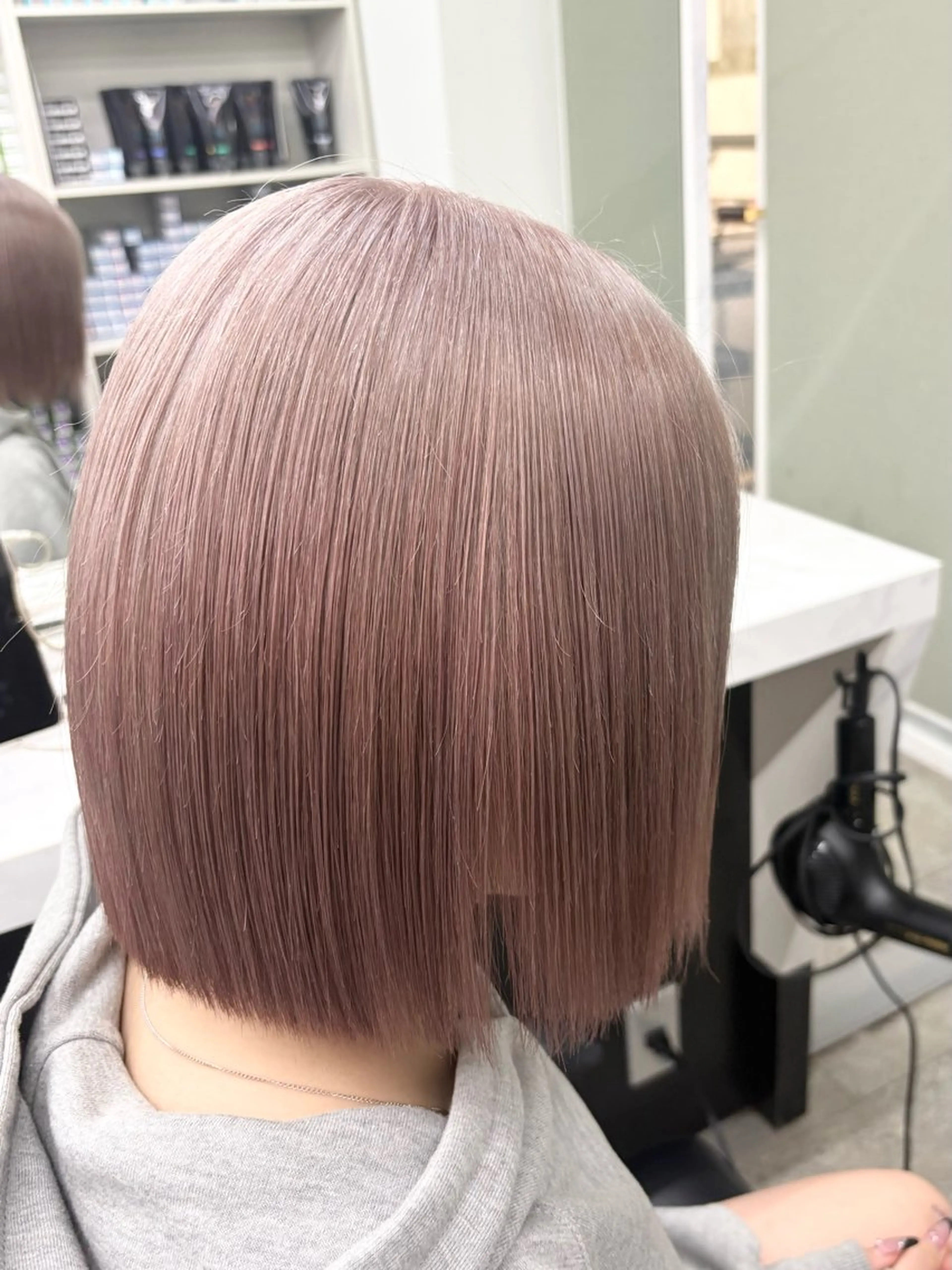 ミディアム ヘアカラー ハイトーン/エクステ 🫧minamiのヘアスタイル