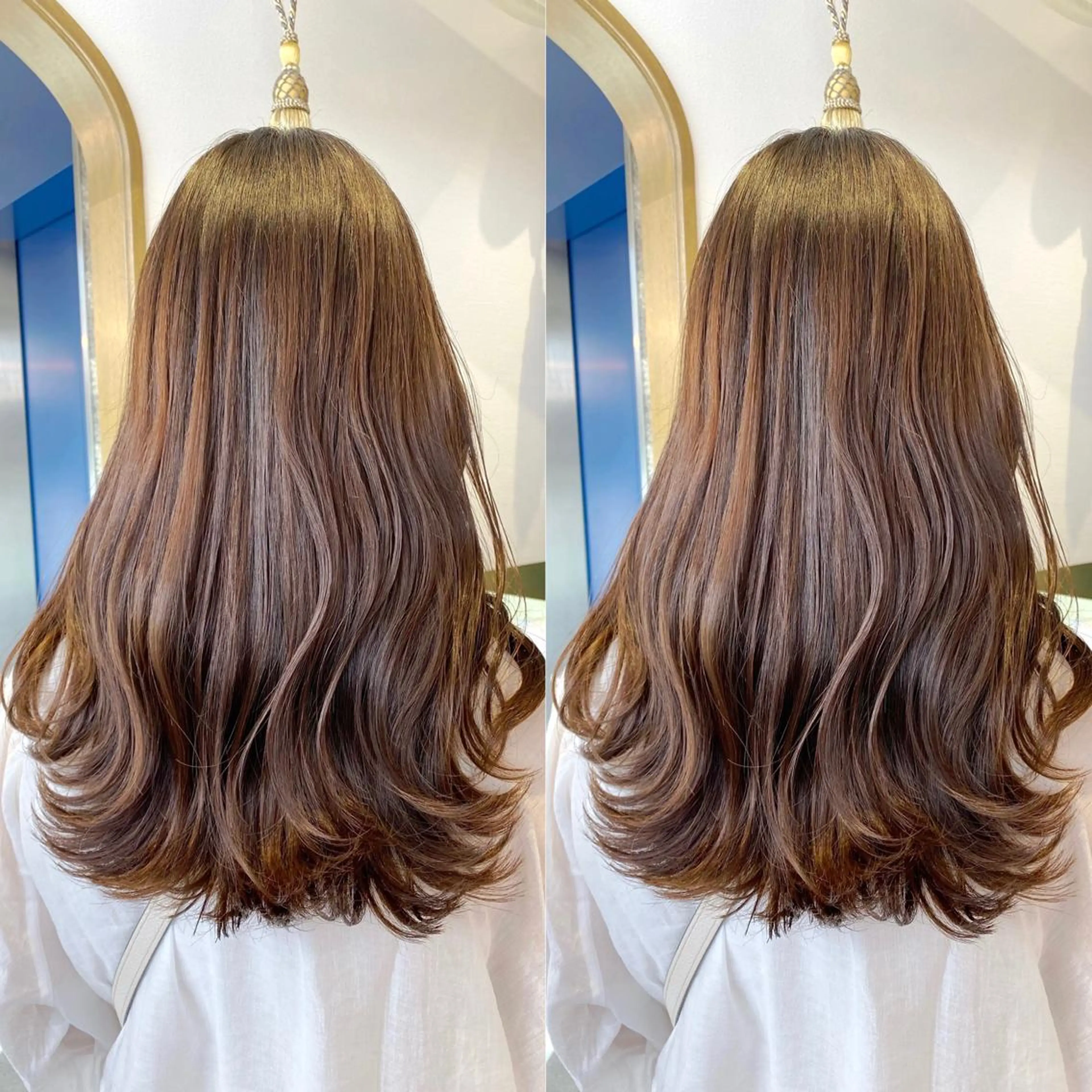 ロング カット ヘアカラー トリートメント レイヤーカット /透明感カラー西田のヘアスタイル