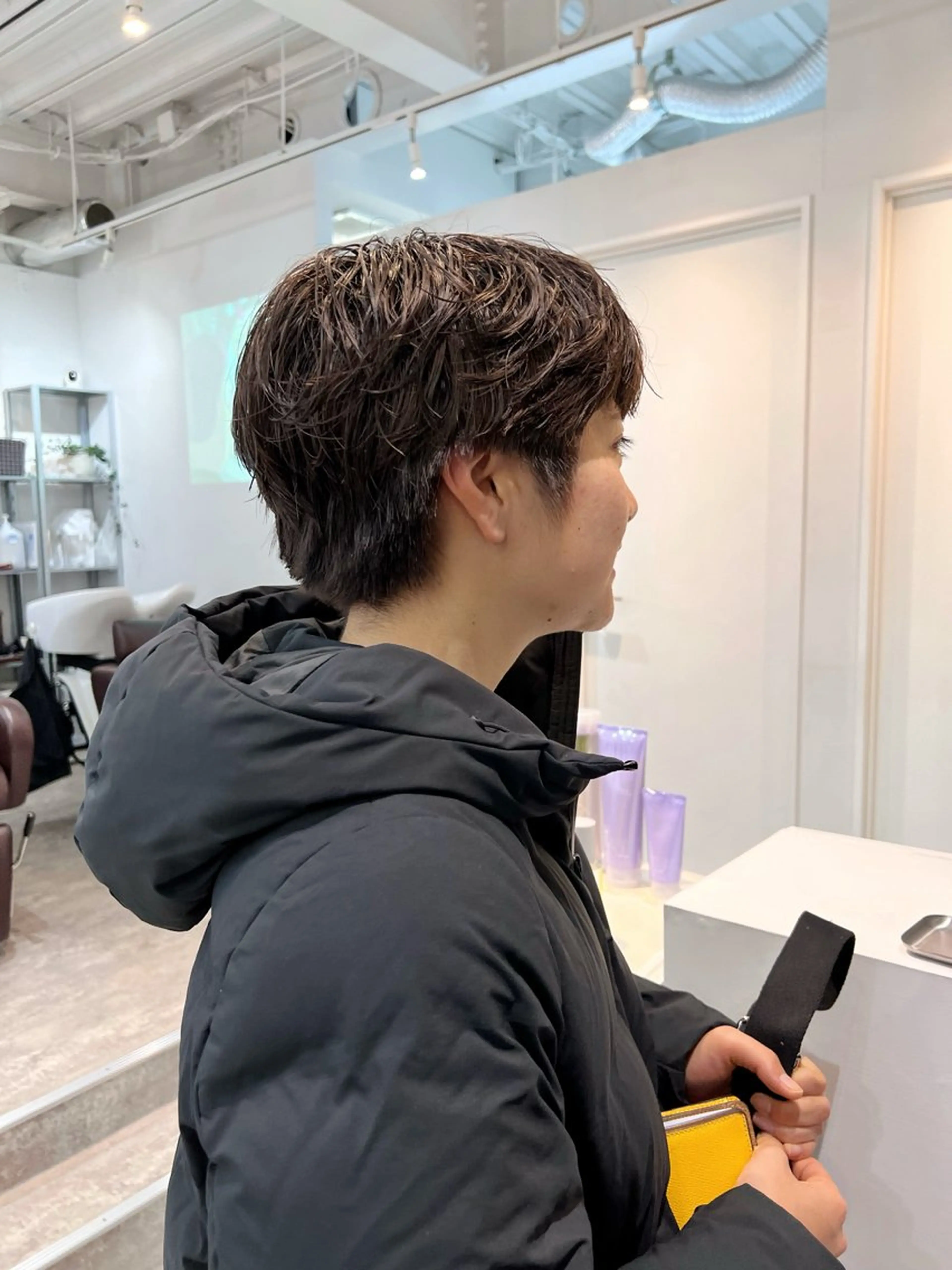 ショート パーマ カット パーマ 松坂 真衣のヘアスタイル