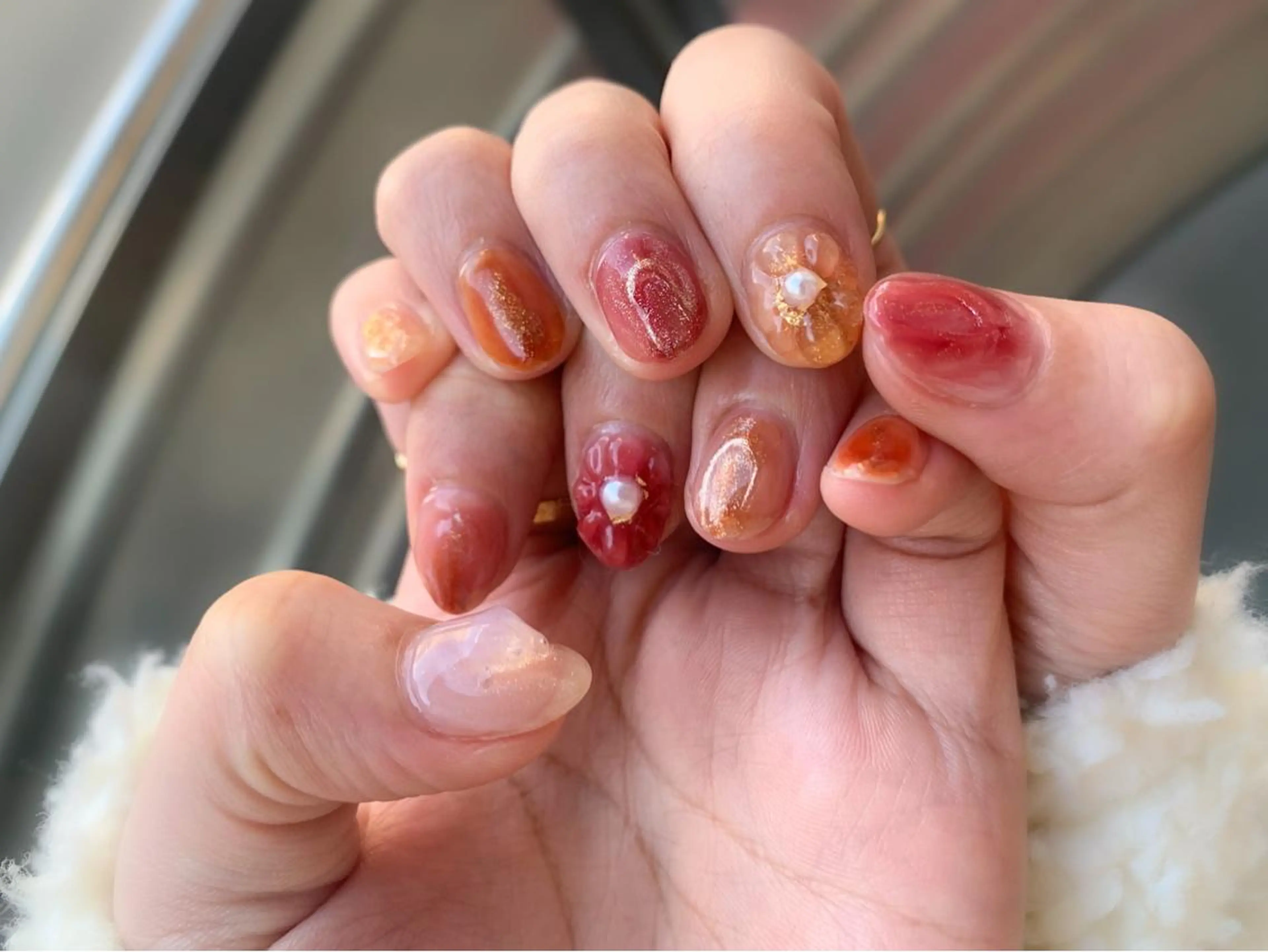 ネイル クリアネイル ニュアンスネイル nail＊ runa🌻のネイルデザイン