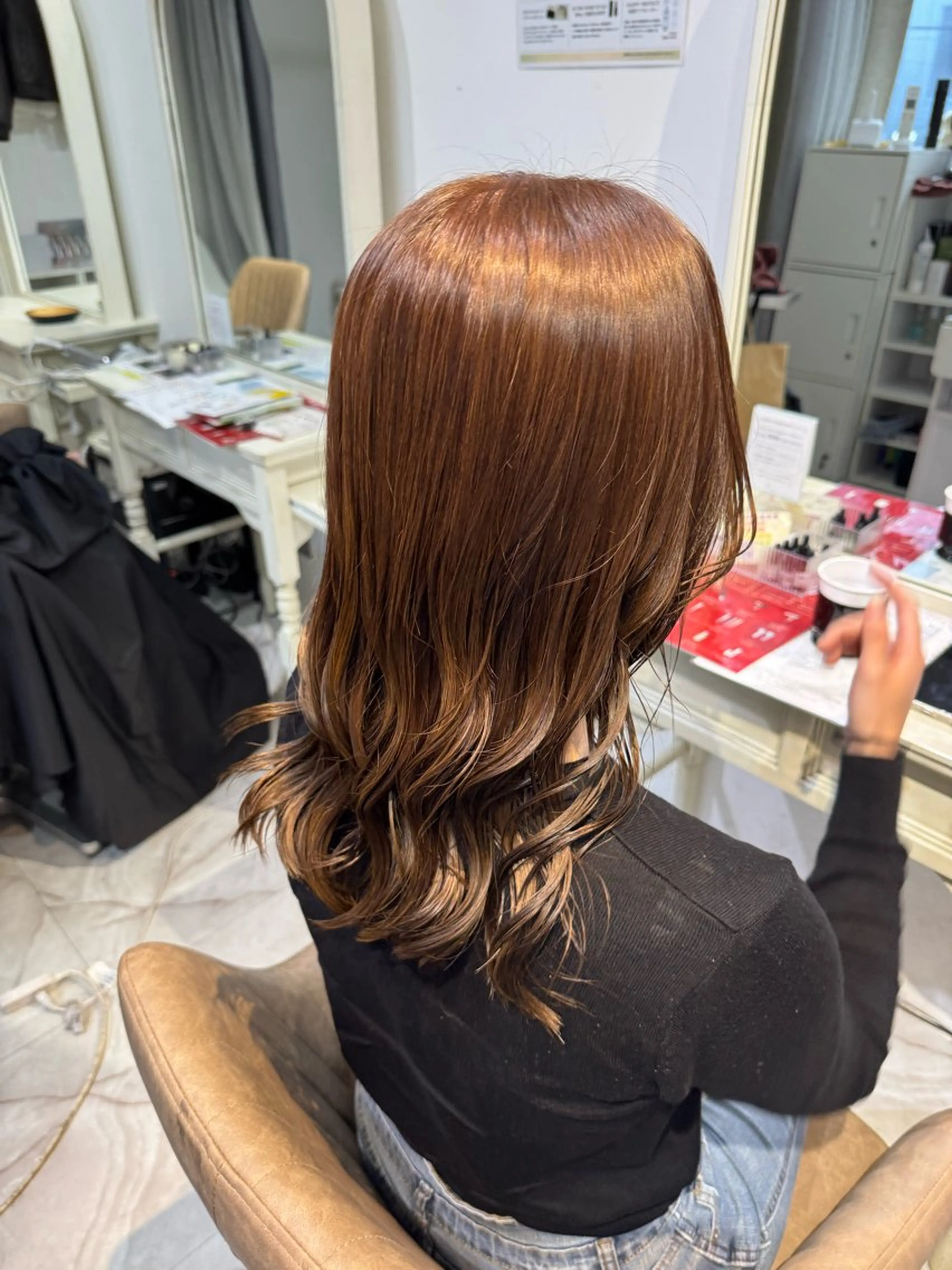 セミロング カラー ブリーチ ブリーチなしカラー カット ヘアカラー トリートメント Fuu.by lupine所属・3日空きあり 🌟misatoのヘアスタイル