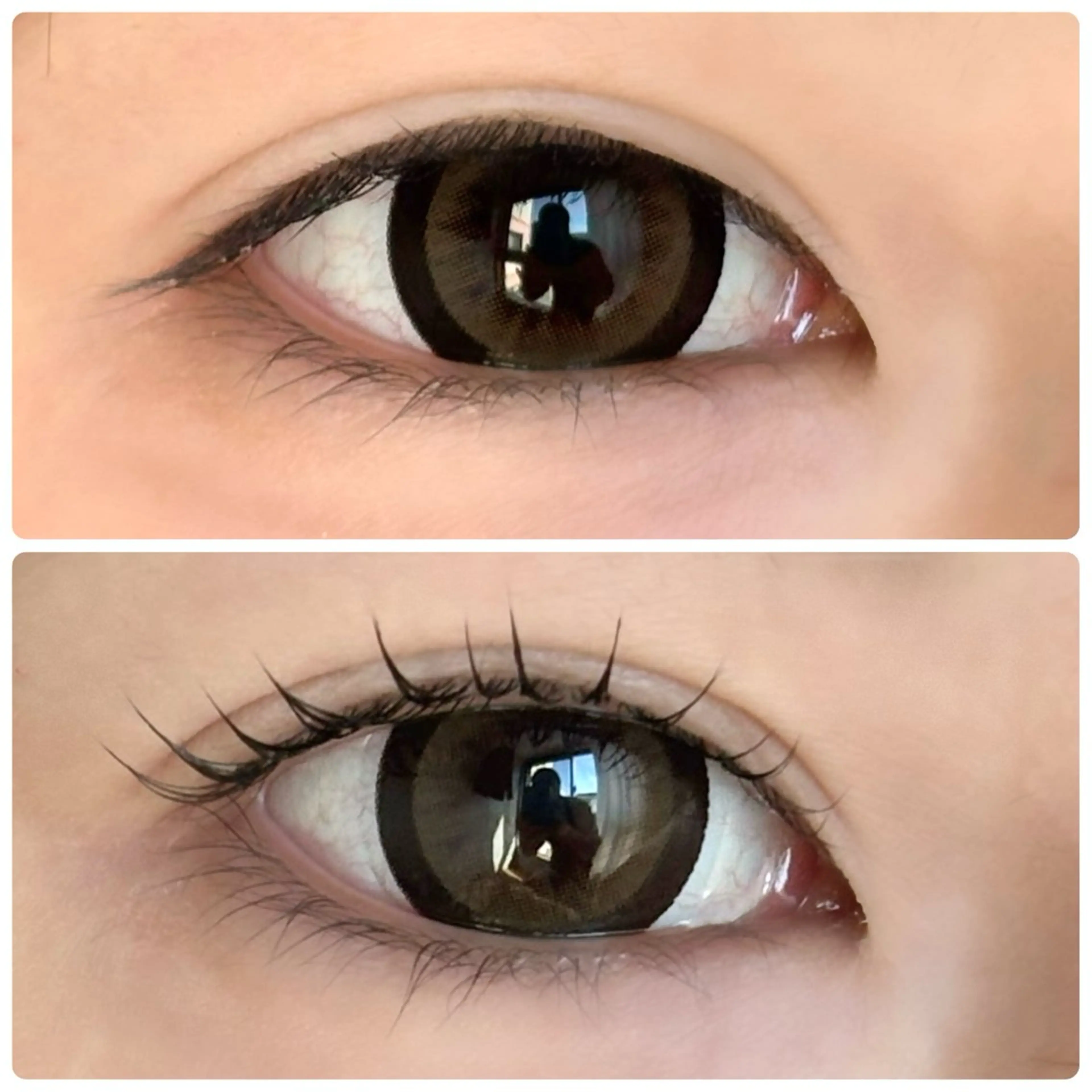 まつげパーマ＋ブラックティントの写真