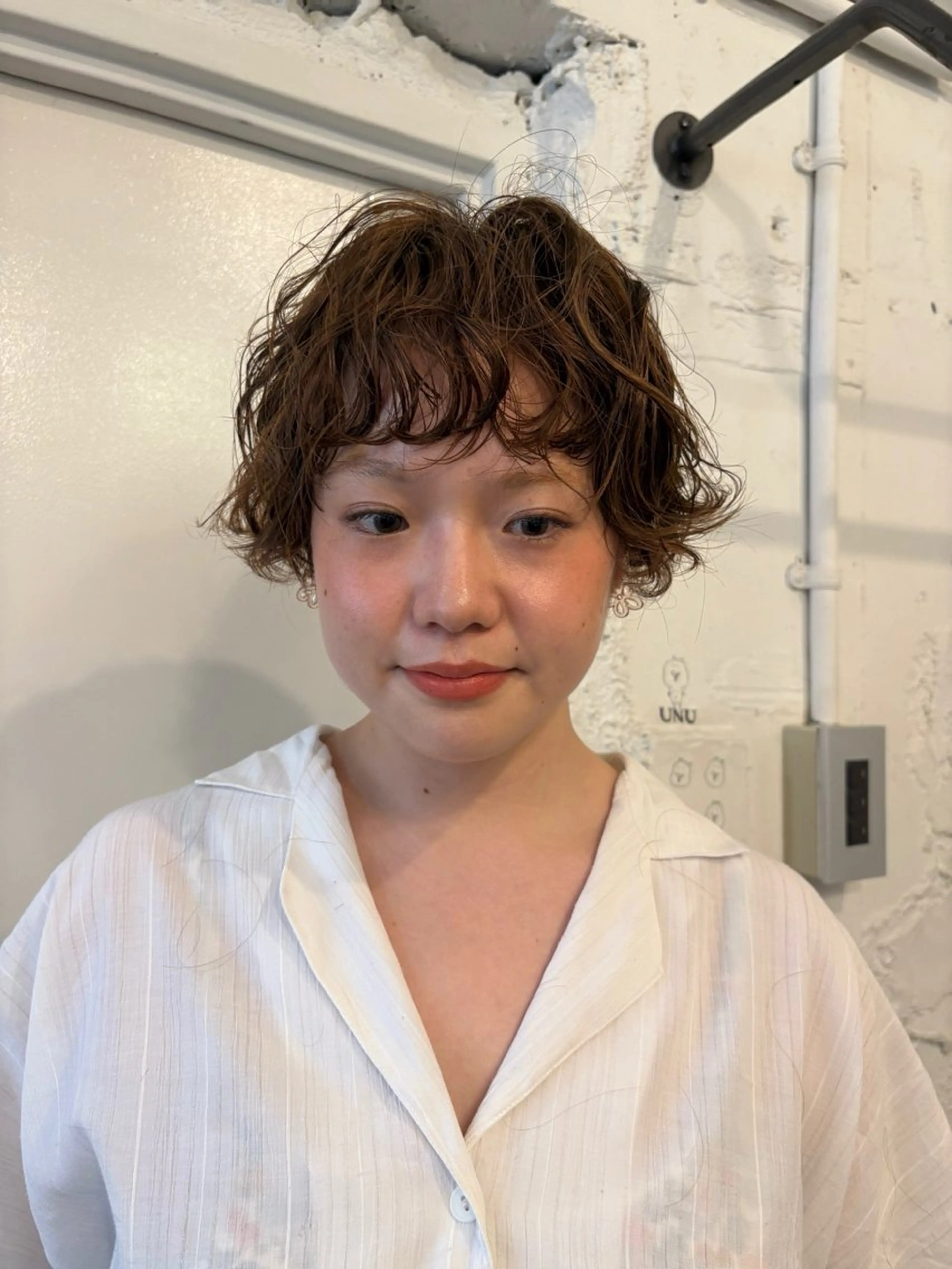 ショート パーマ ✴︎UNU ✴︎モエカのヘアスタイル