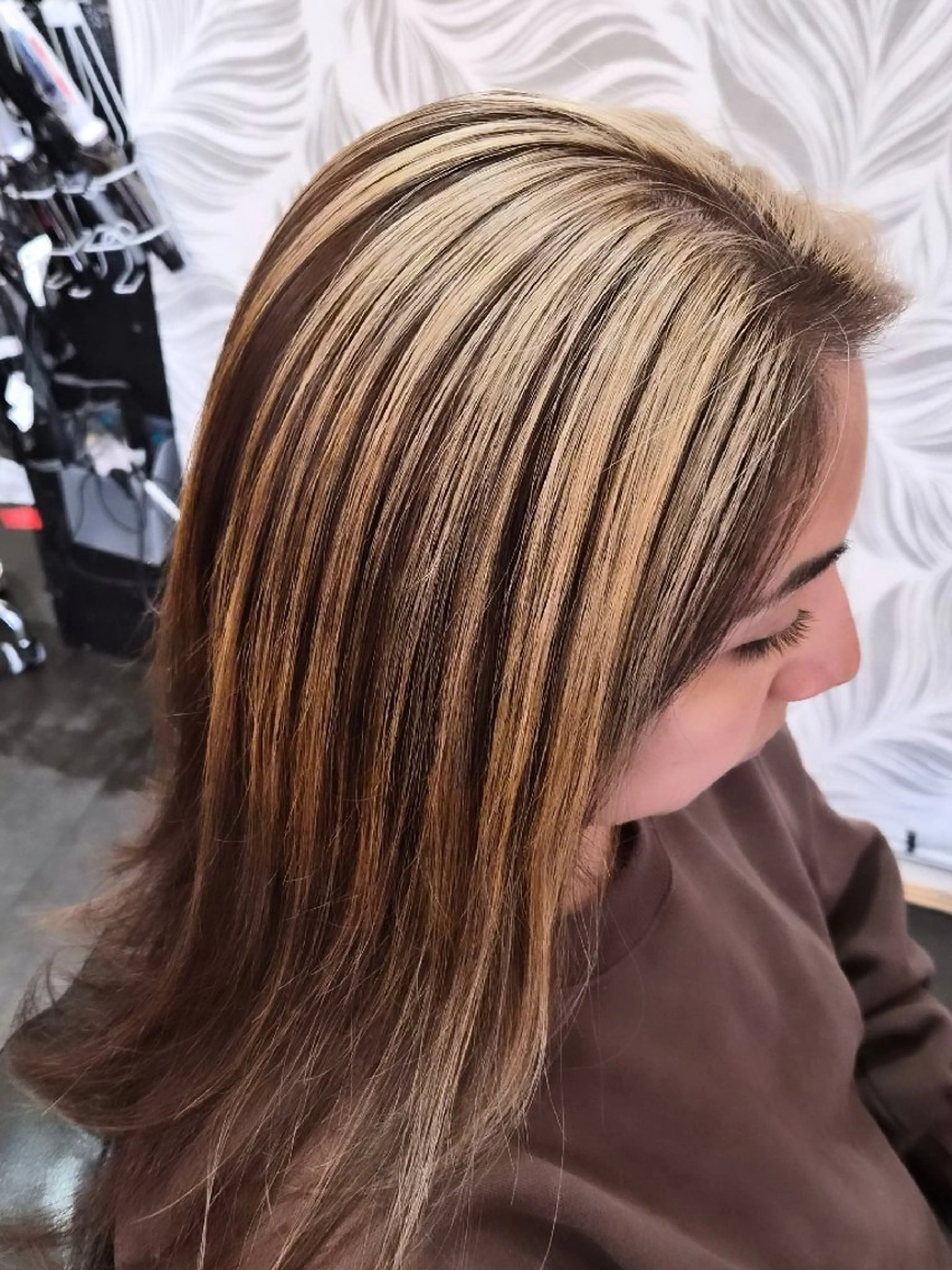 セミロング カラー カット ヘアカラー トリートメント KamiBito✂ タケタニのヘアスタイル