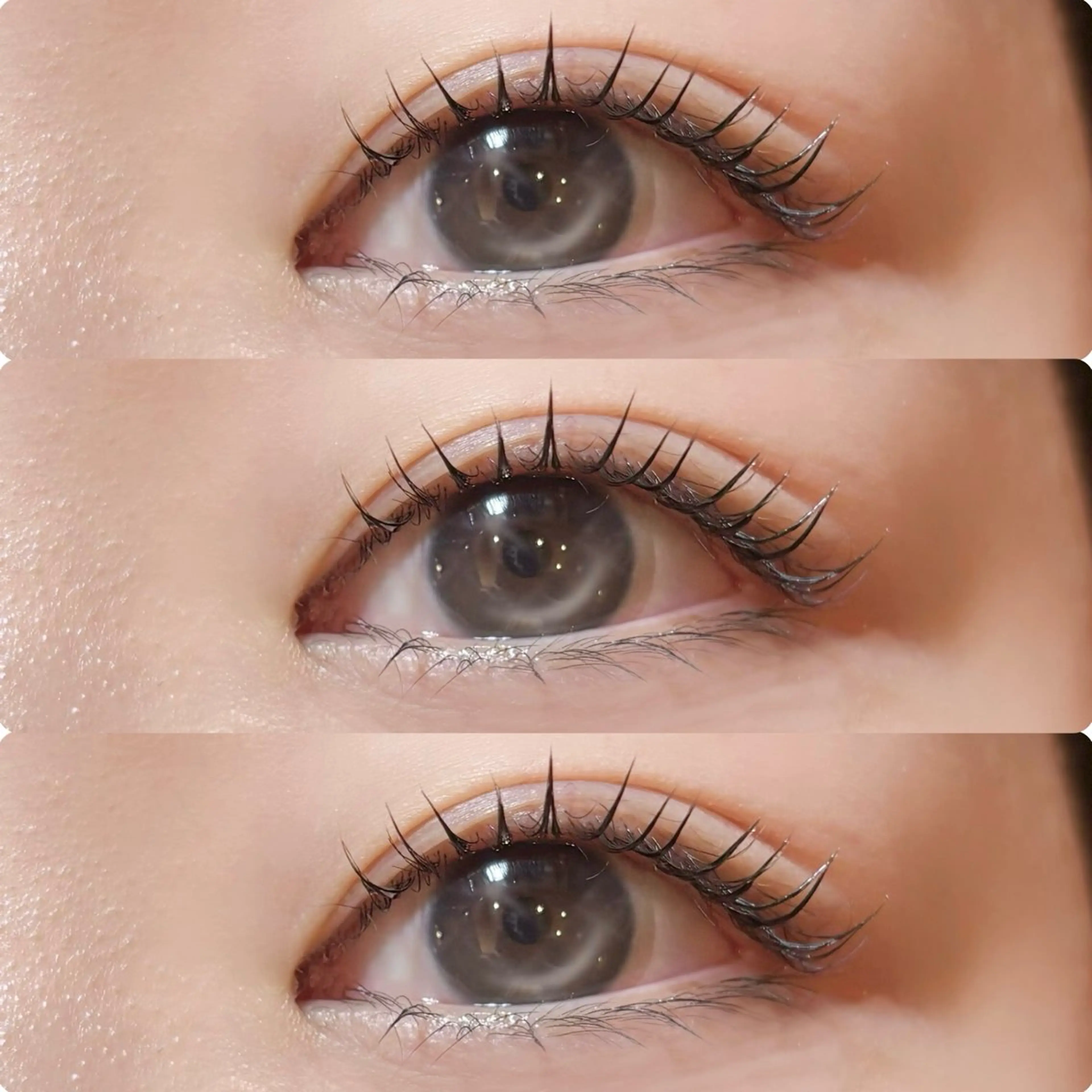 マツエク・マツパ Lカール meguru／マツパ ／マツエク／束感のマツエク・マツパデザイン