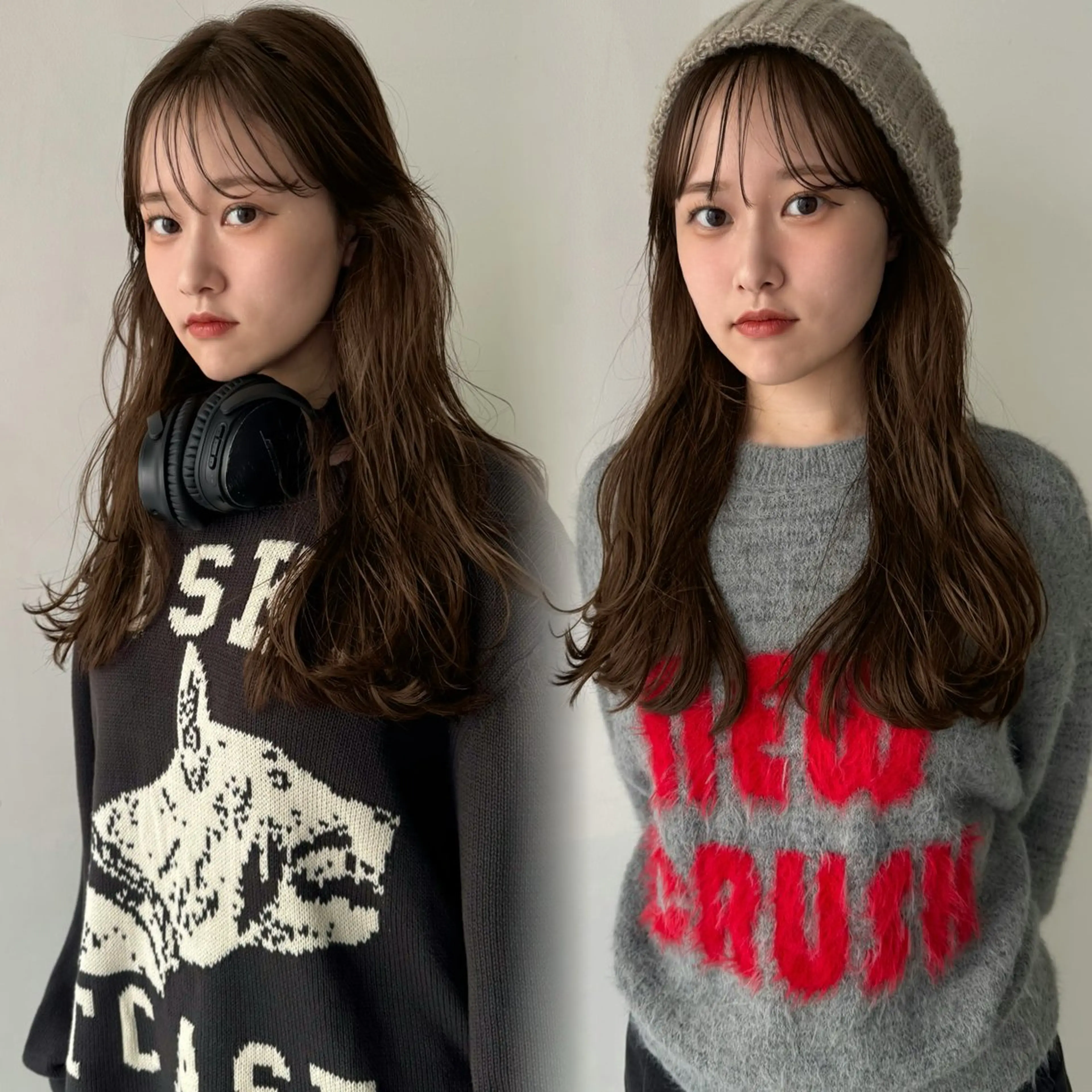 ロング カラー ブリーチ ダブルカラー インナーカラー ブリーチなしカラー ピンクカラー カット トリートメント yard.長田 唯のヘアスタイル