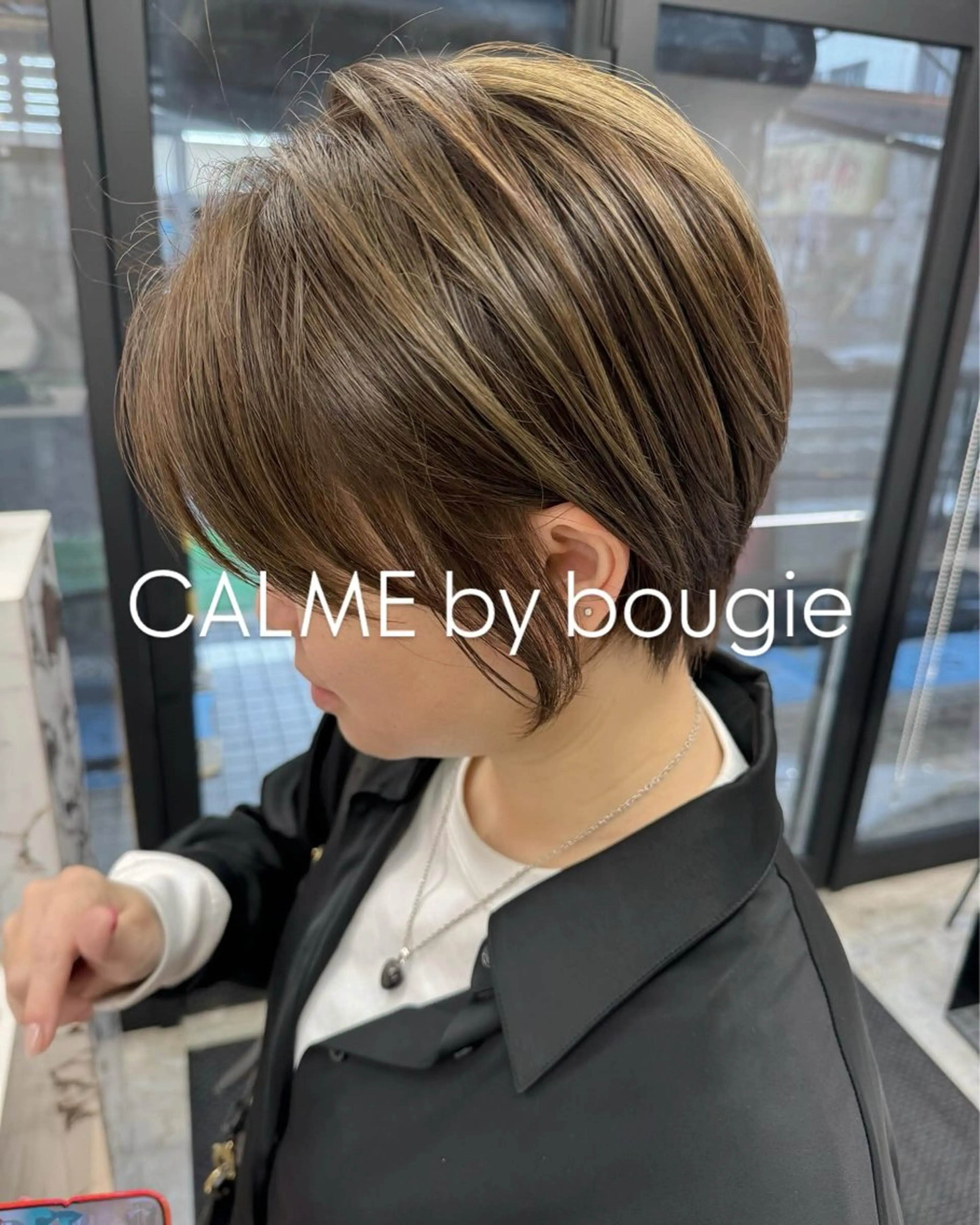 ショート CALME  by bougie ENAのヘアスタイル