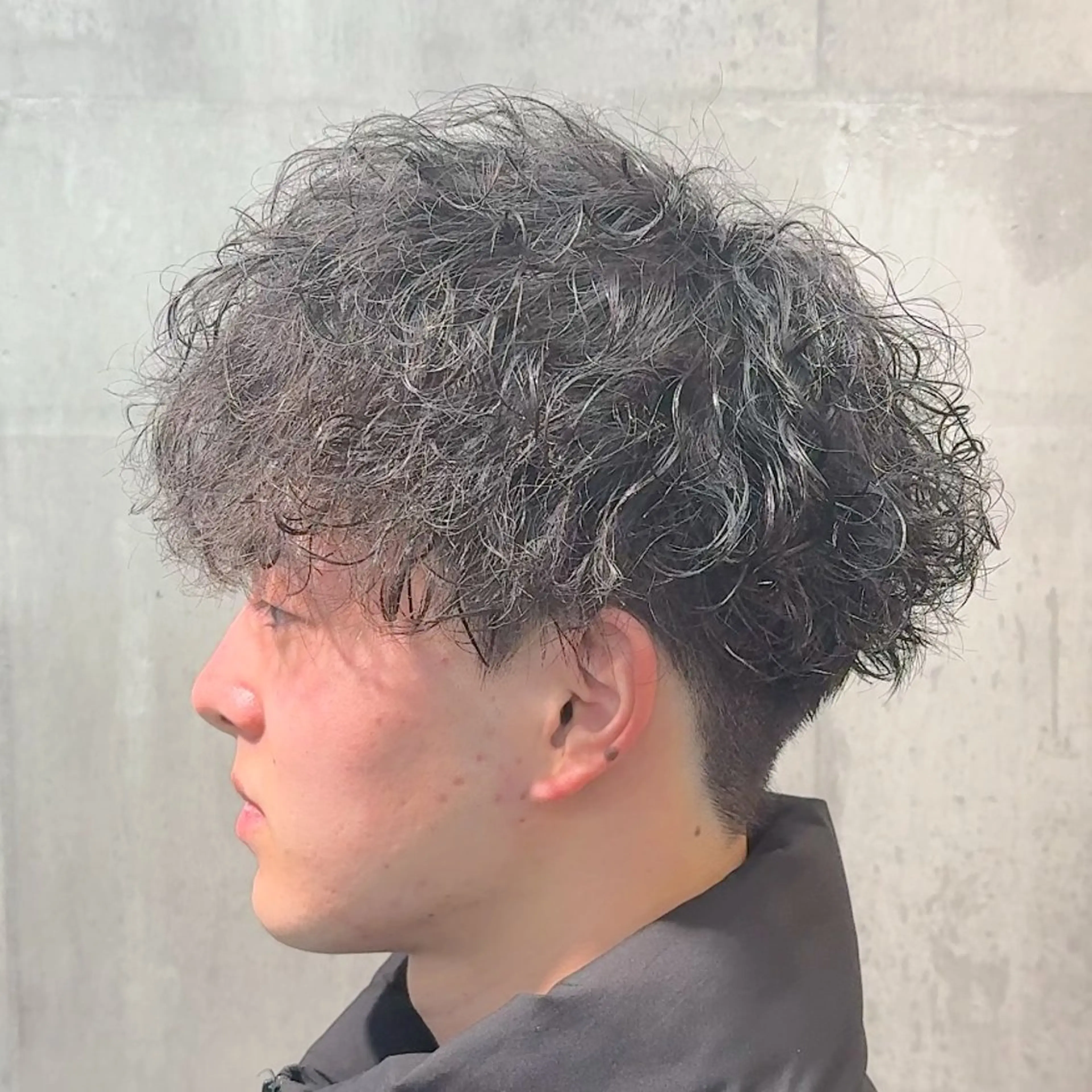 ショート パーマ ヘアアレンジ メンズ MENIN メンズ サロン　望月　涼太のヘアスタイル