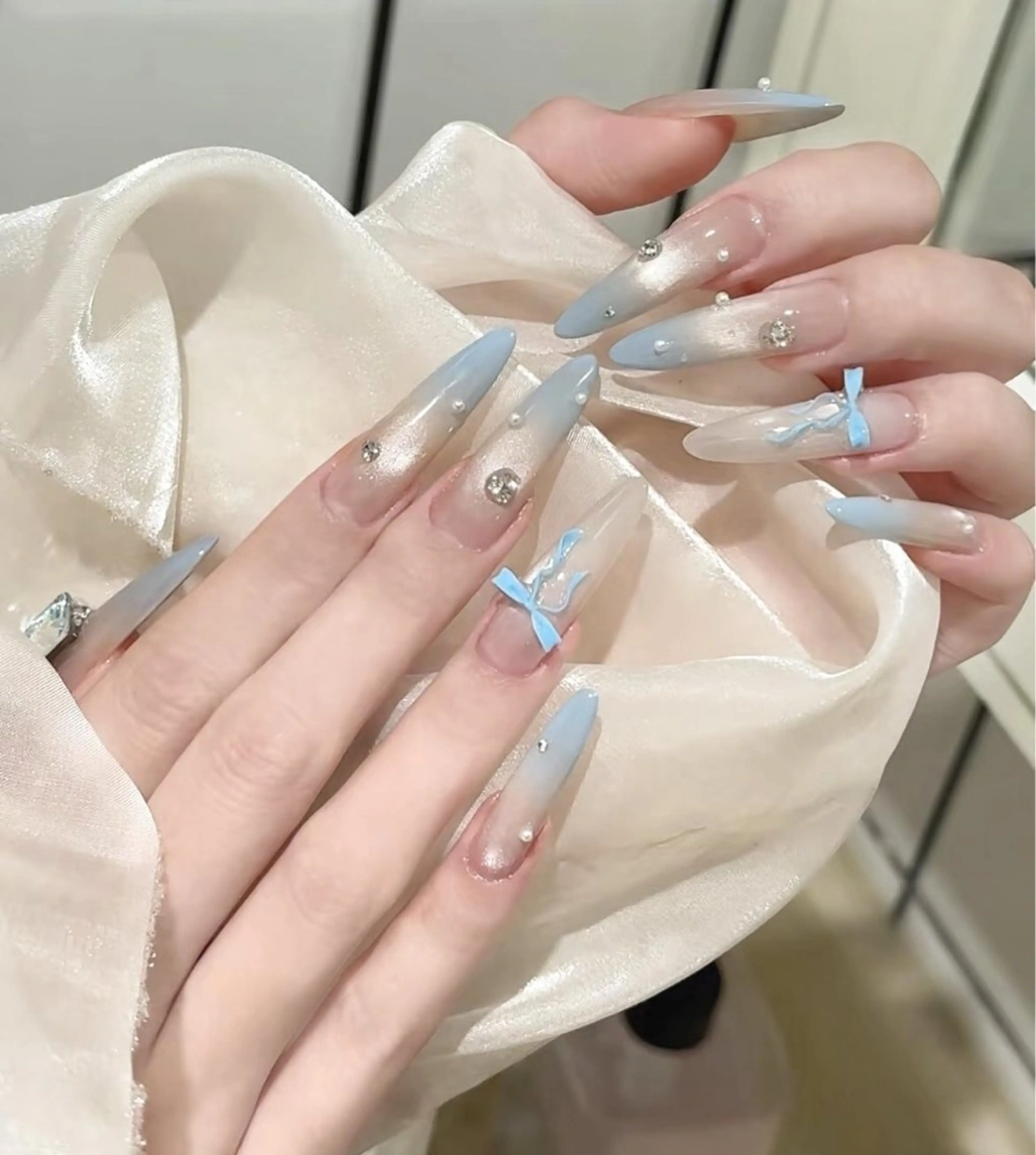 ネイル スカルプネイル ハンドネイル Y3 NailSalonのネイルデザイン
