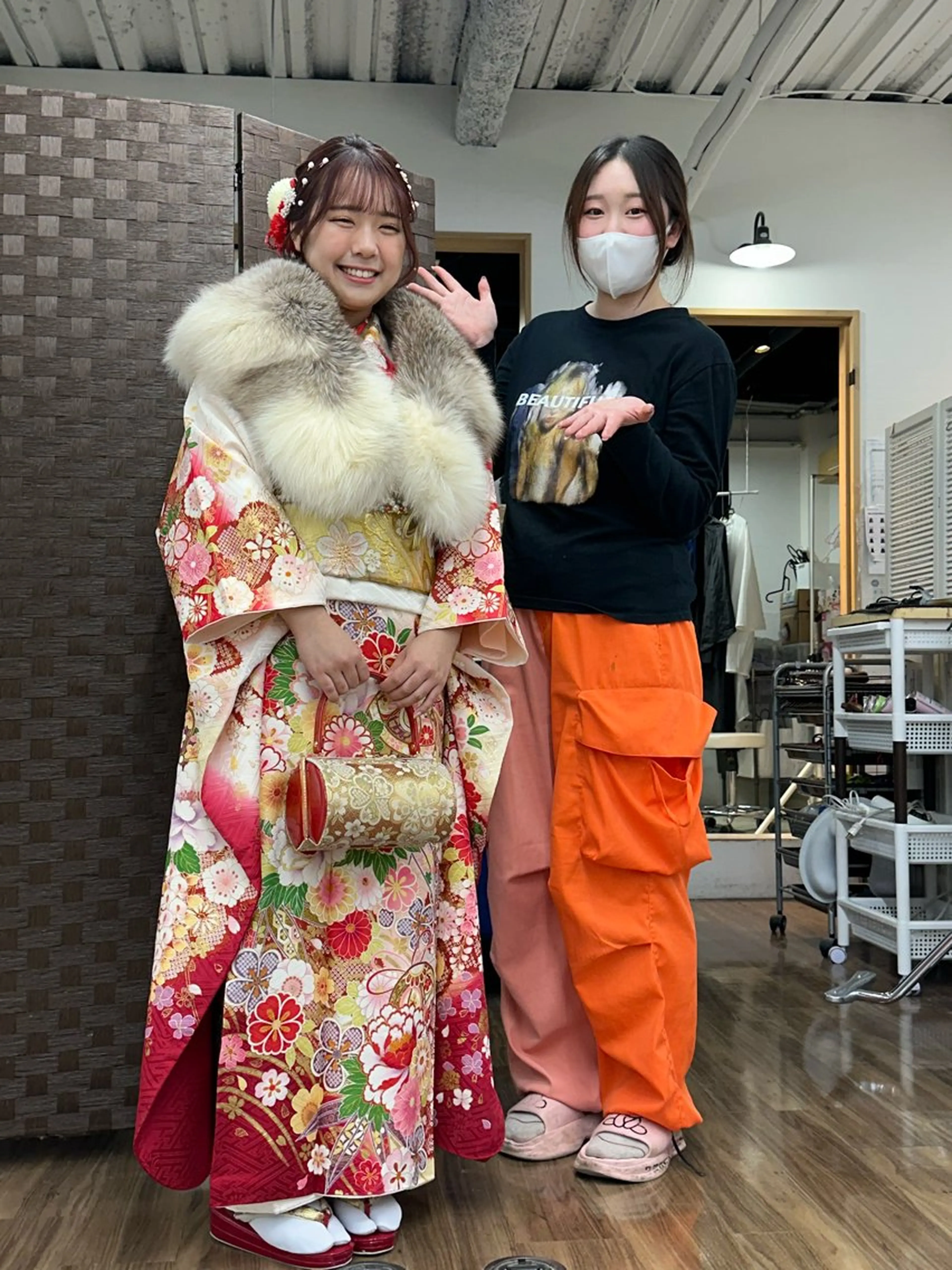 着付け GLOSS 心斎橋 山上のヘアスタイル