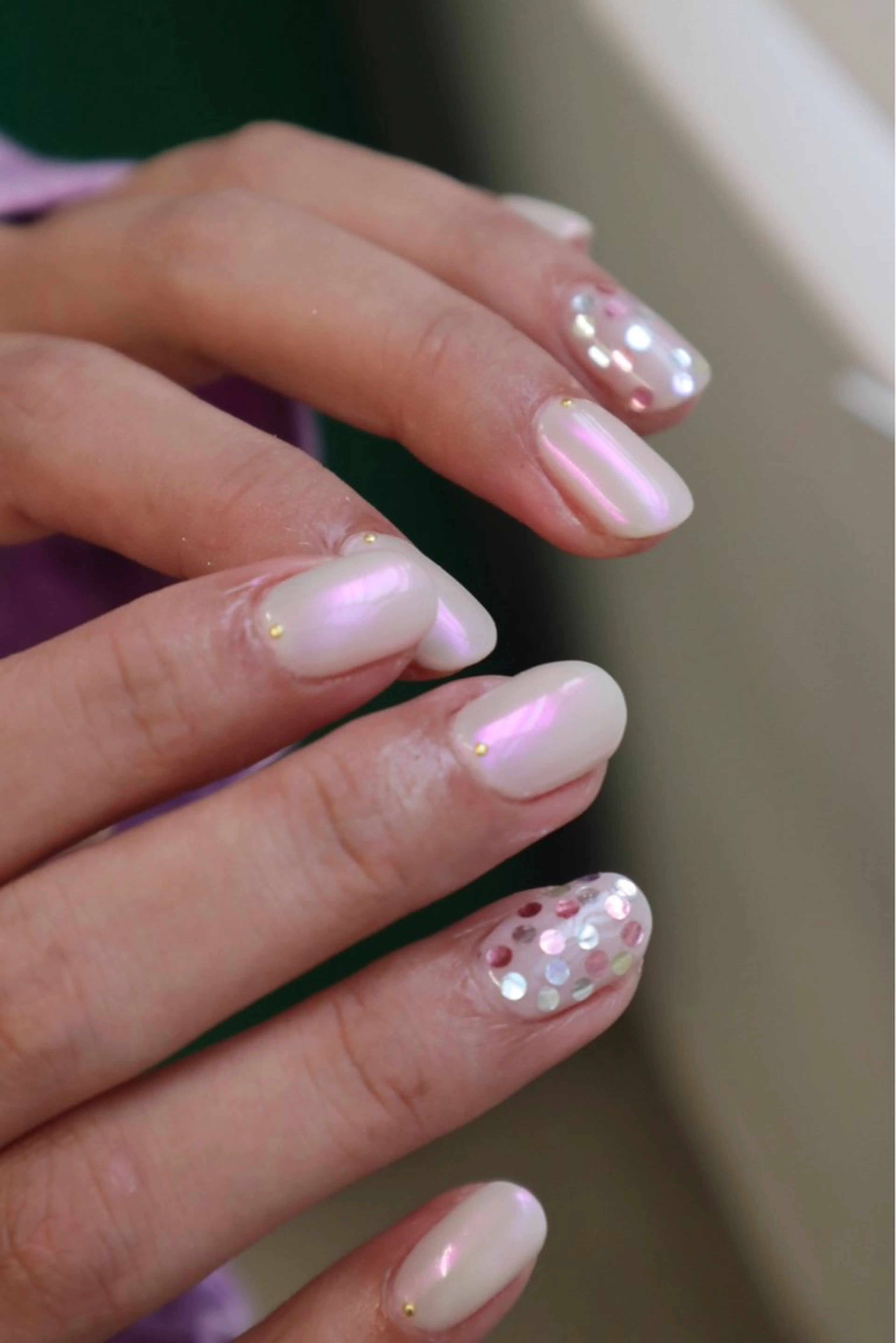 ネイル オーロラネイル ハンドネイル sister  mohawk所属・chika ／ nailのネイルデザイン