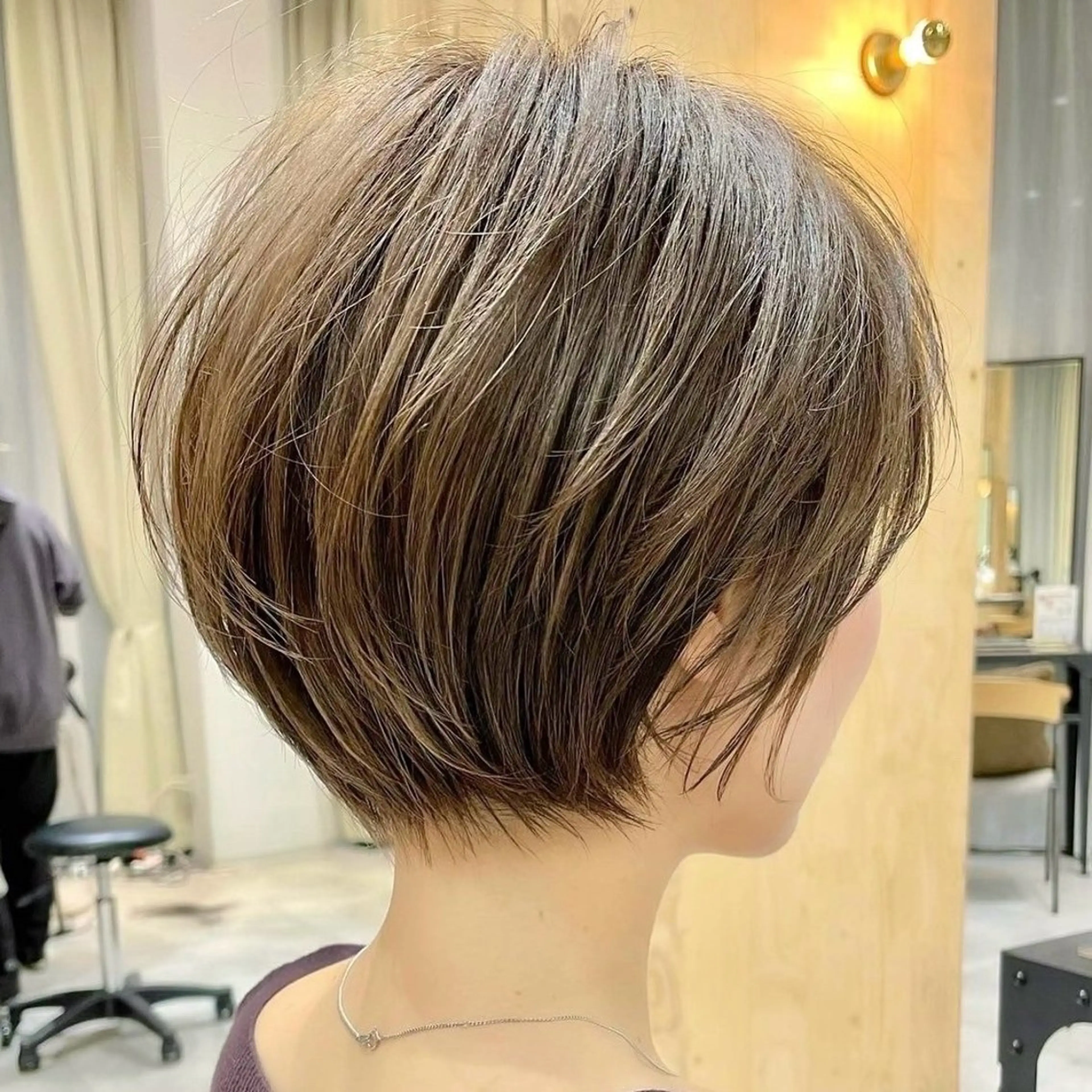 【✨−5歳若見え✨】カット+透明感カラー+ハイライト【✨ショート限定✨】の写真