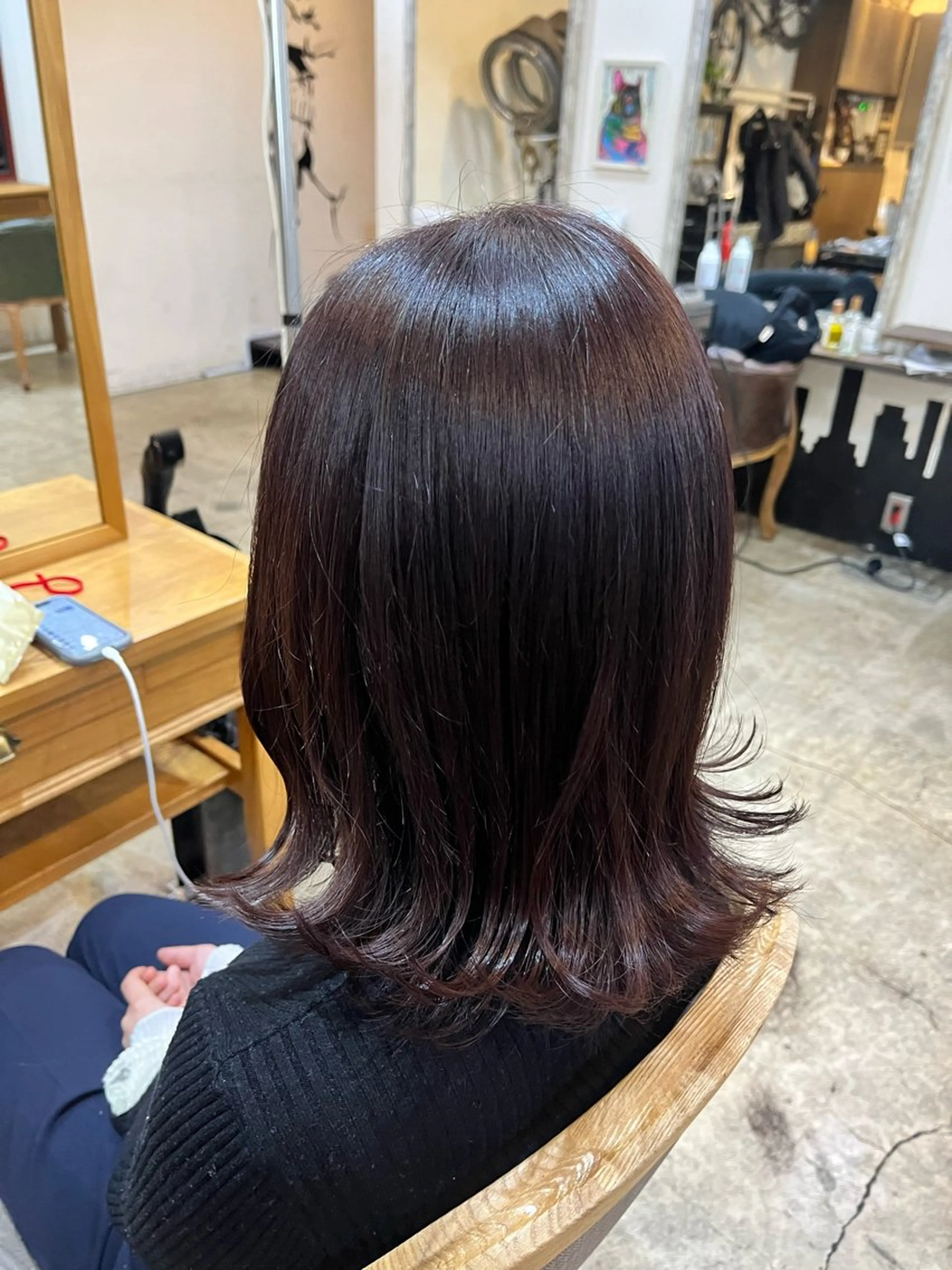 カラー 松原 樹里のヘアスタイル