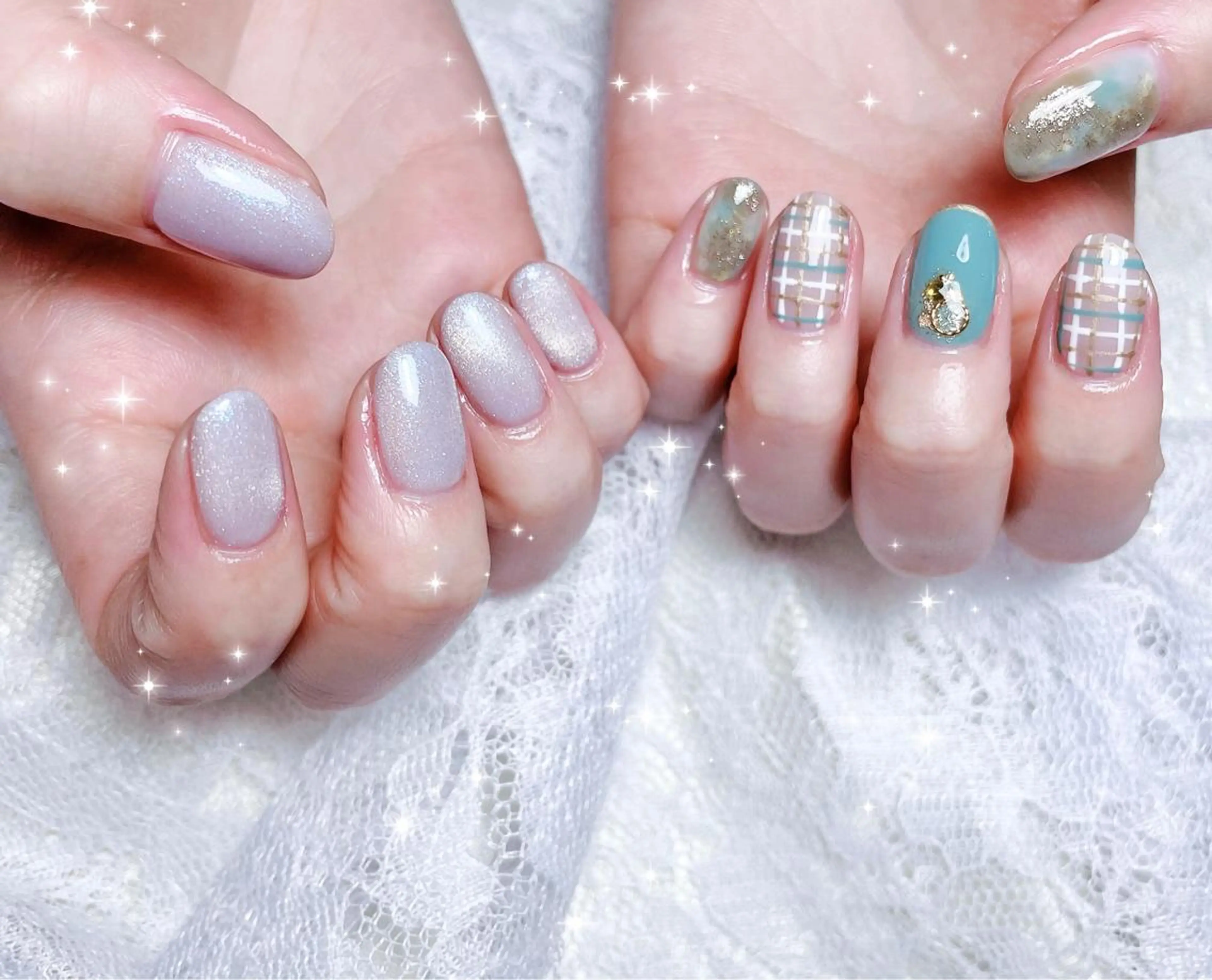ネイル アートネイル ハンドネイル FLARE NAIL フレアネイルのネイルデザイン