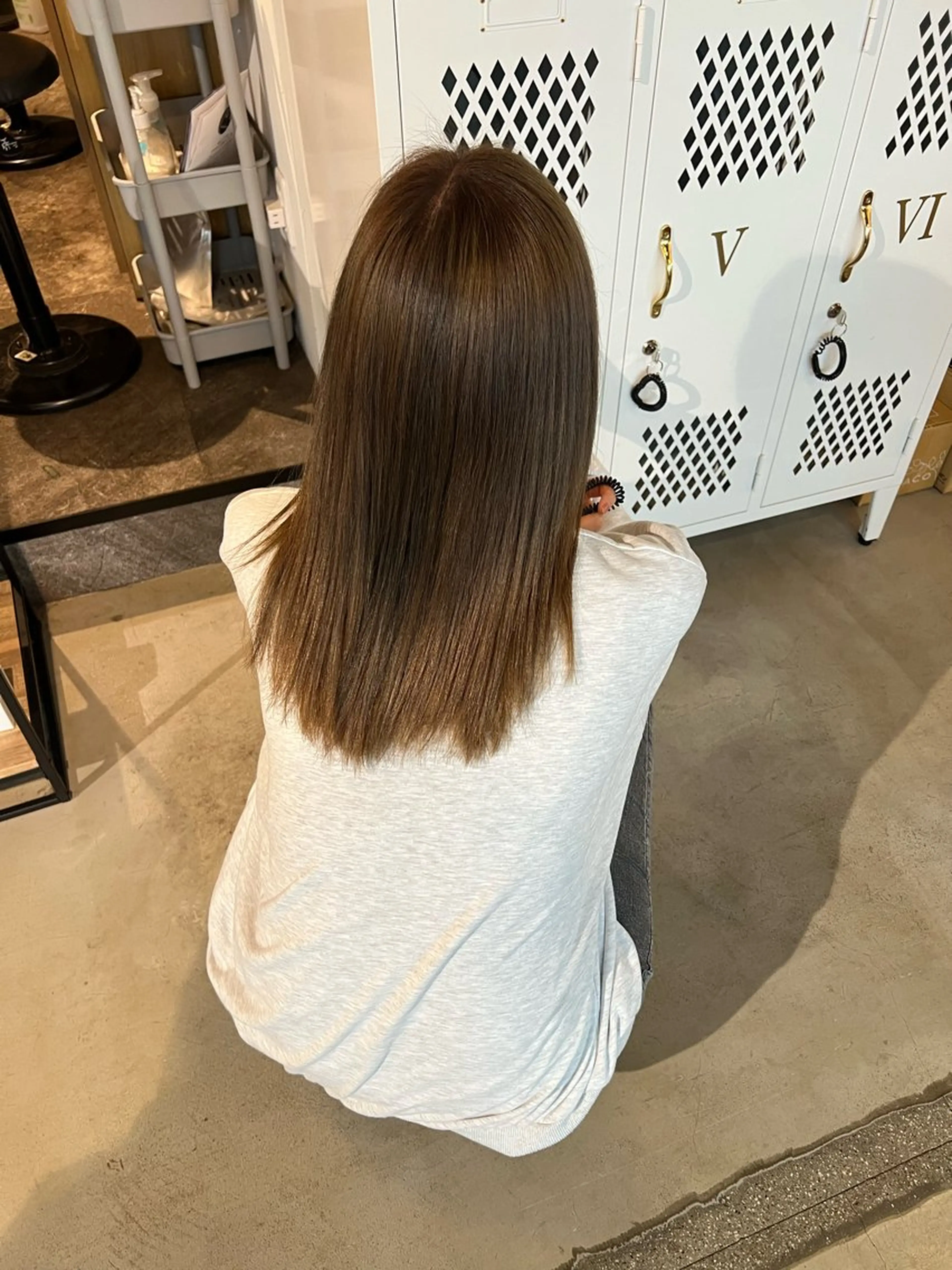 カラー くまざき　なな /メンズモデル募集のヘアスタイル