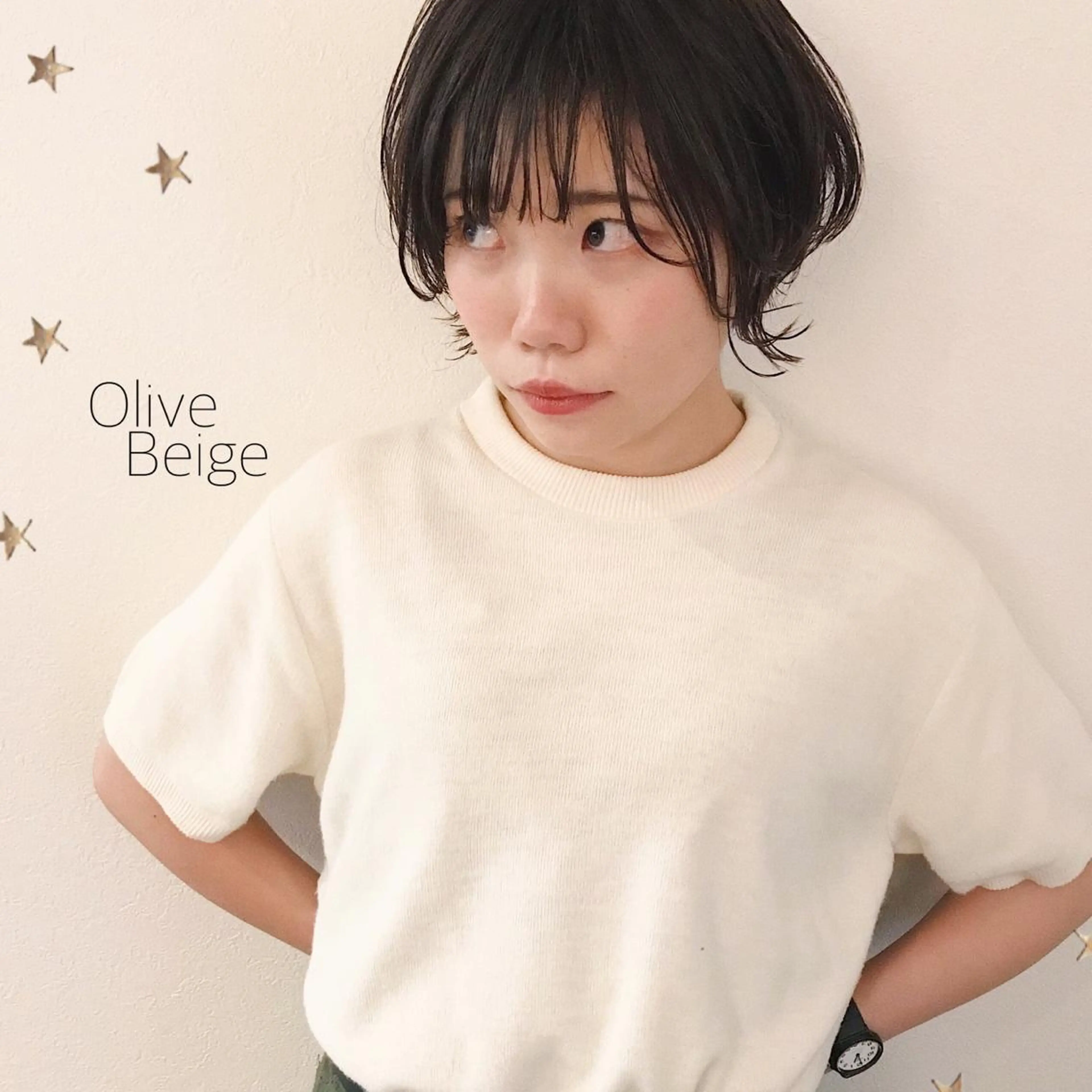 ショート カラー 市川 千夏のヘアスタイル