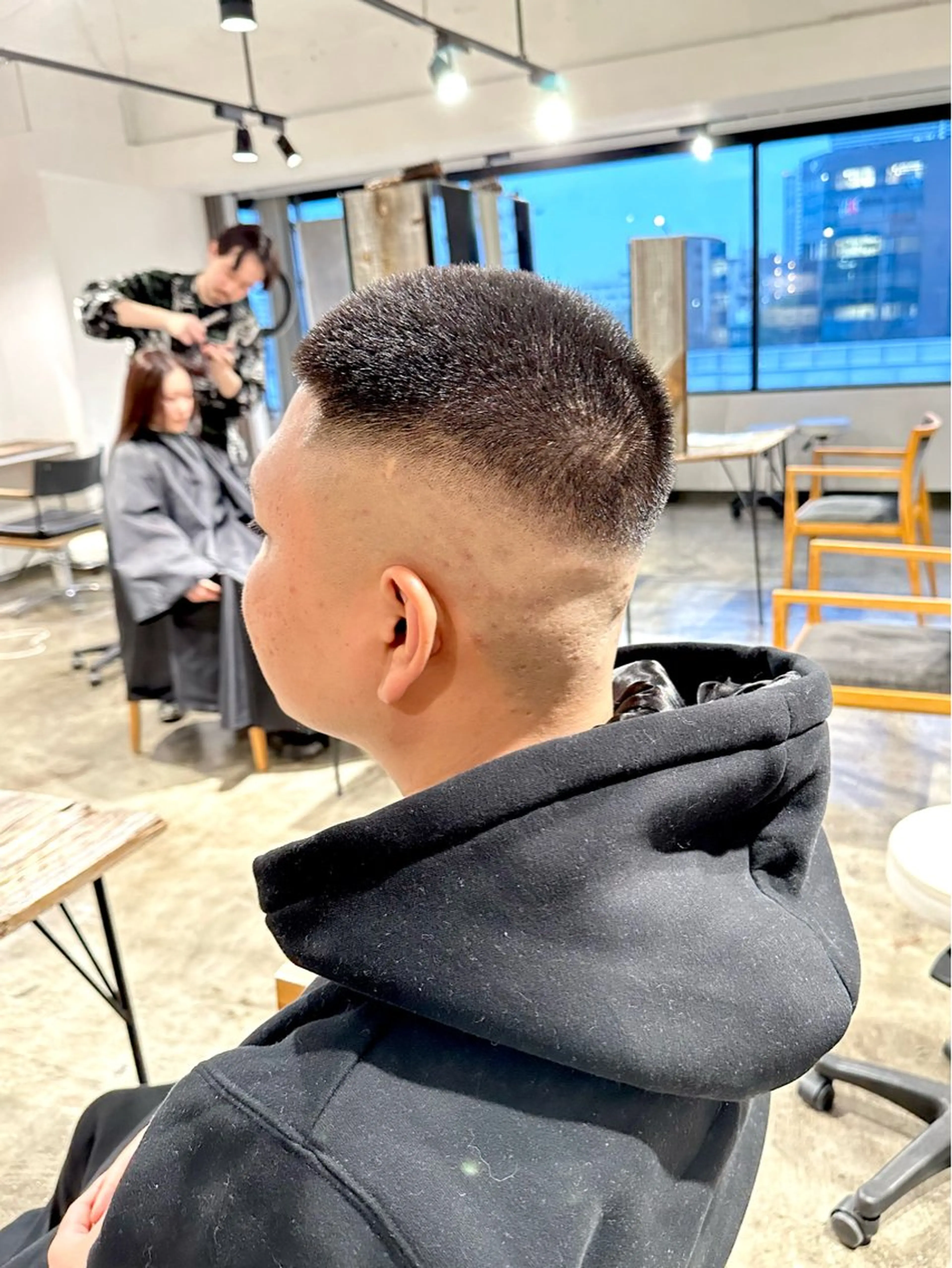 メンズ フェードカット メンズパーマ スキンフェード 刈り上げ カット 骨格補正施術/メンズ 専門美容師/YUYAのヘアスタイル