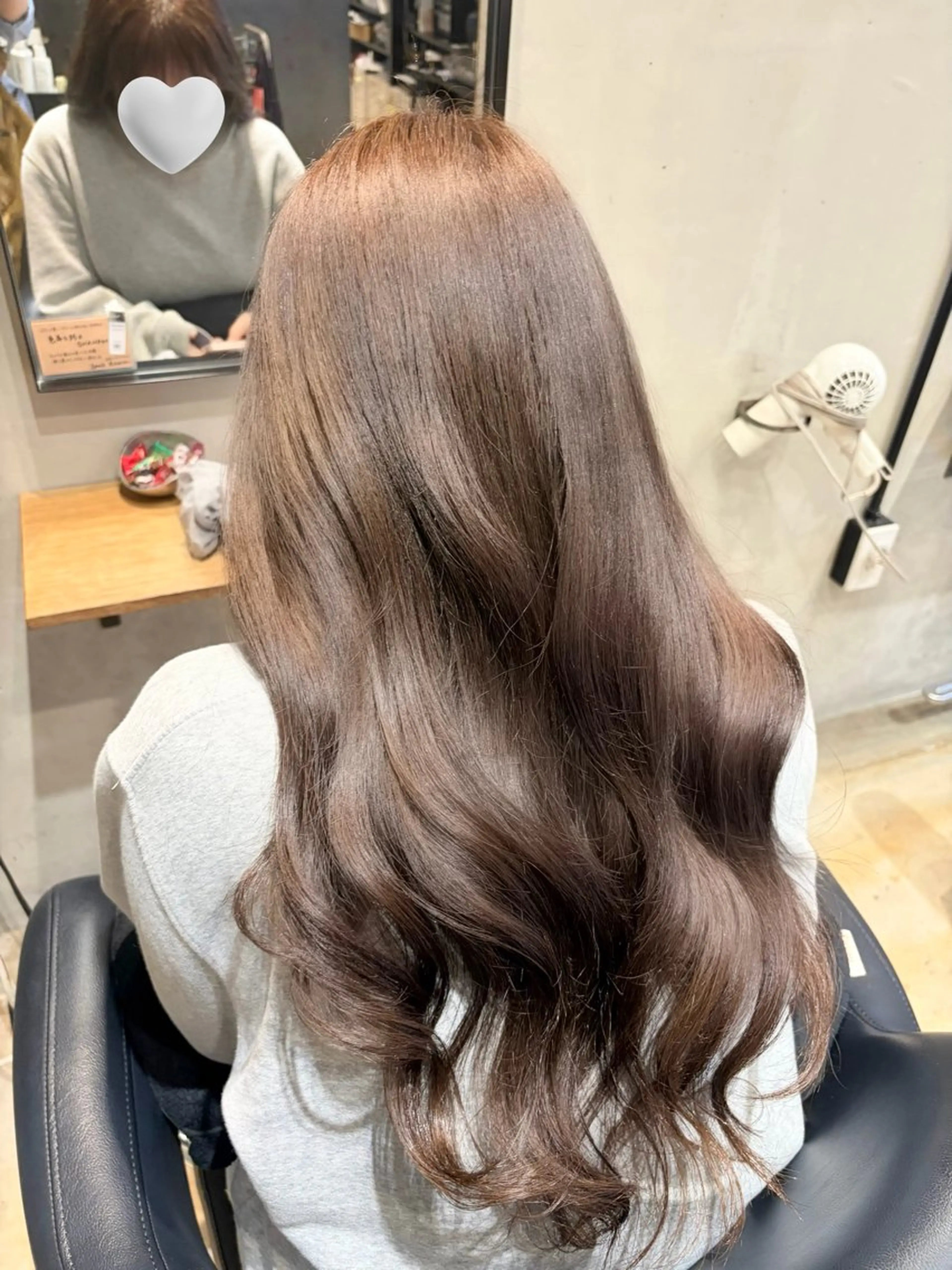 ロング カラー ブラウンカラー チョコレートブラウン カット ヘアカラー トリートメント みわ/博多 ブリーチ/メンズヘアのヘアスタイル