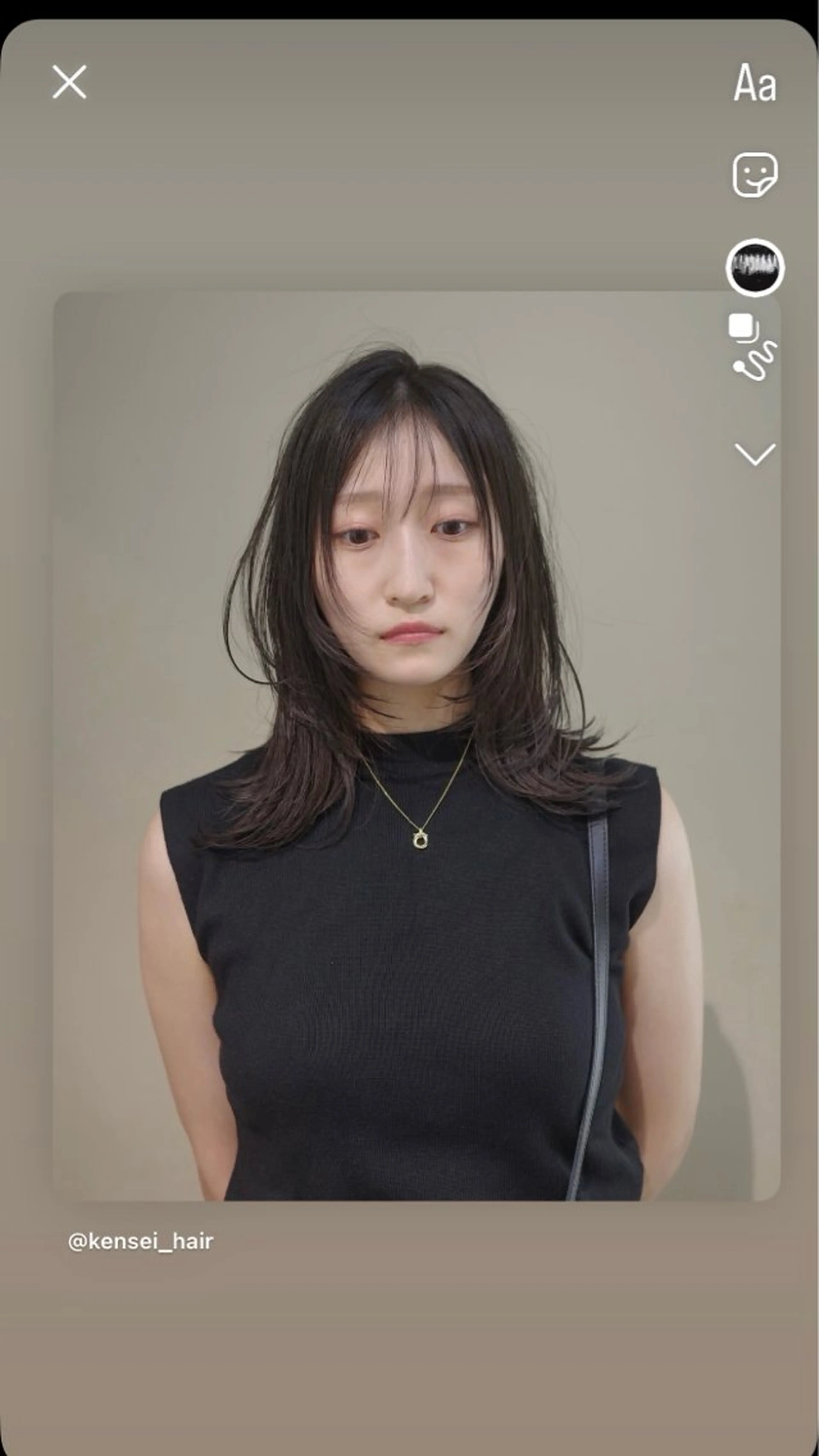 セミロング カラー ショートボブ グレージュ ボブ 韓国風ヘア レイヤーカット カット ヘアカラー トリートメント opus 店長大和 レイヤー/赤み消しのヘアスタイル