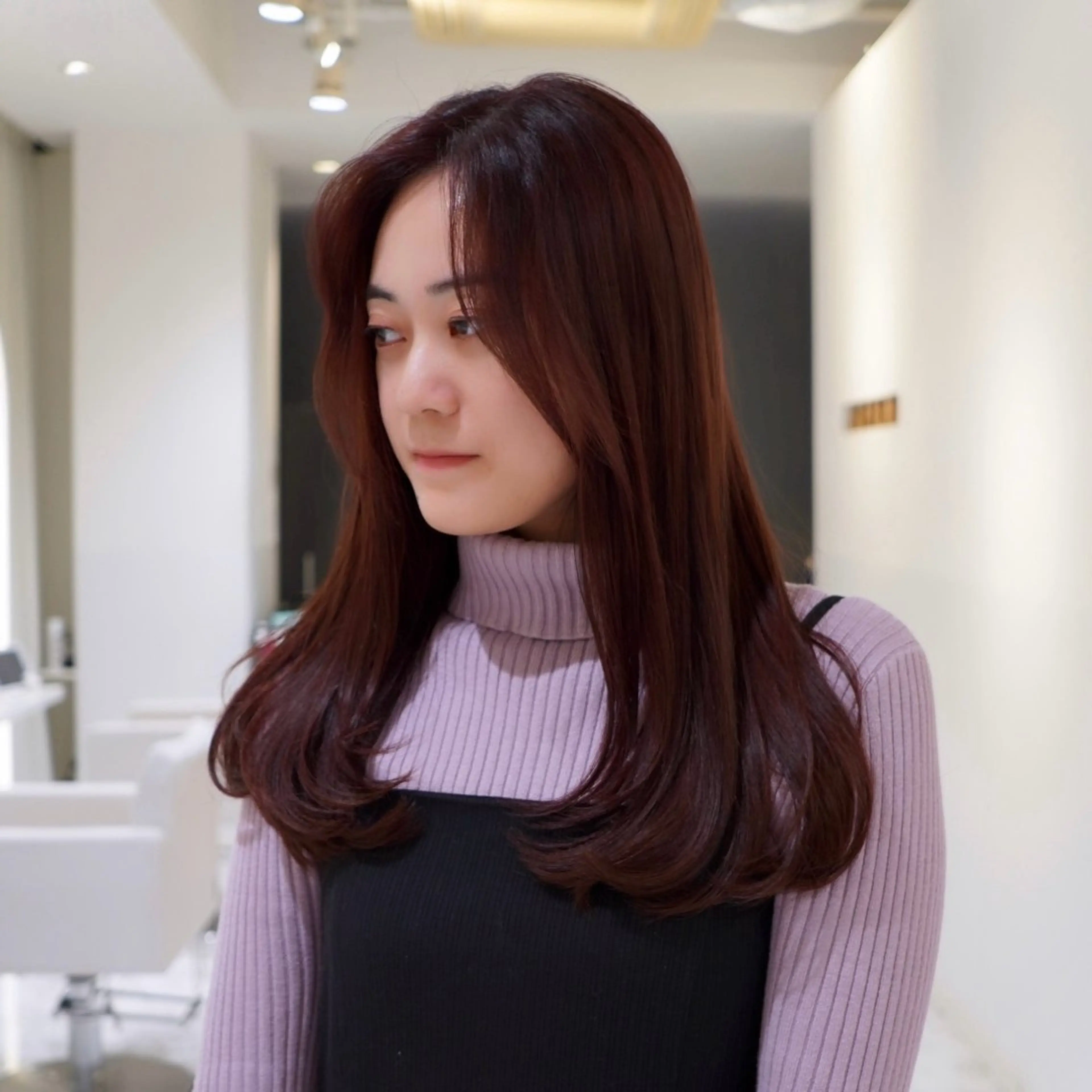 ロング カラー 飯田 優花/カットモデルのヘアスタイル