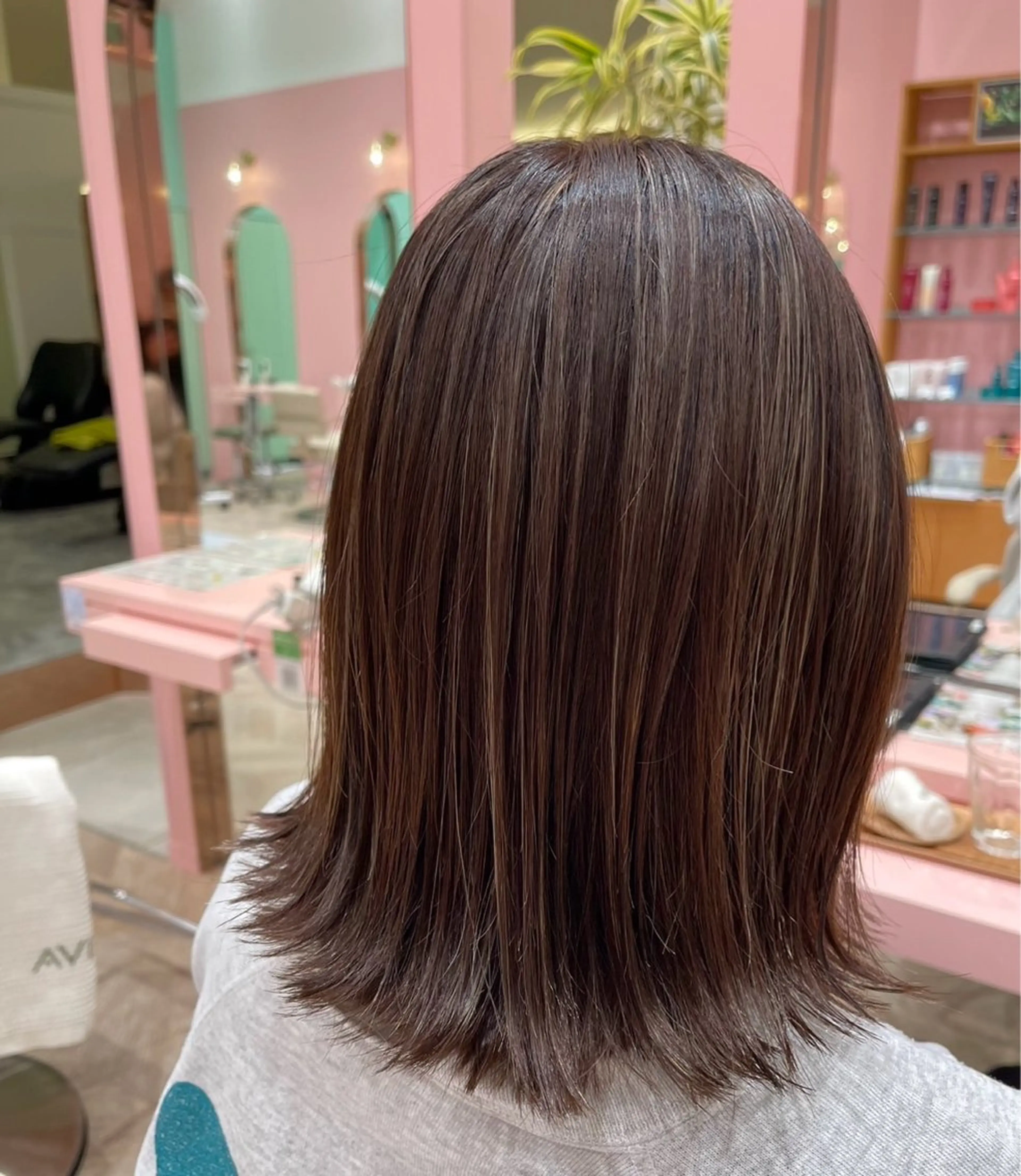 ミディアム カラー 中西 樹人のヘアスタイル