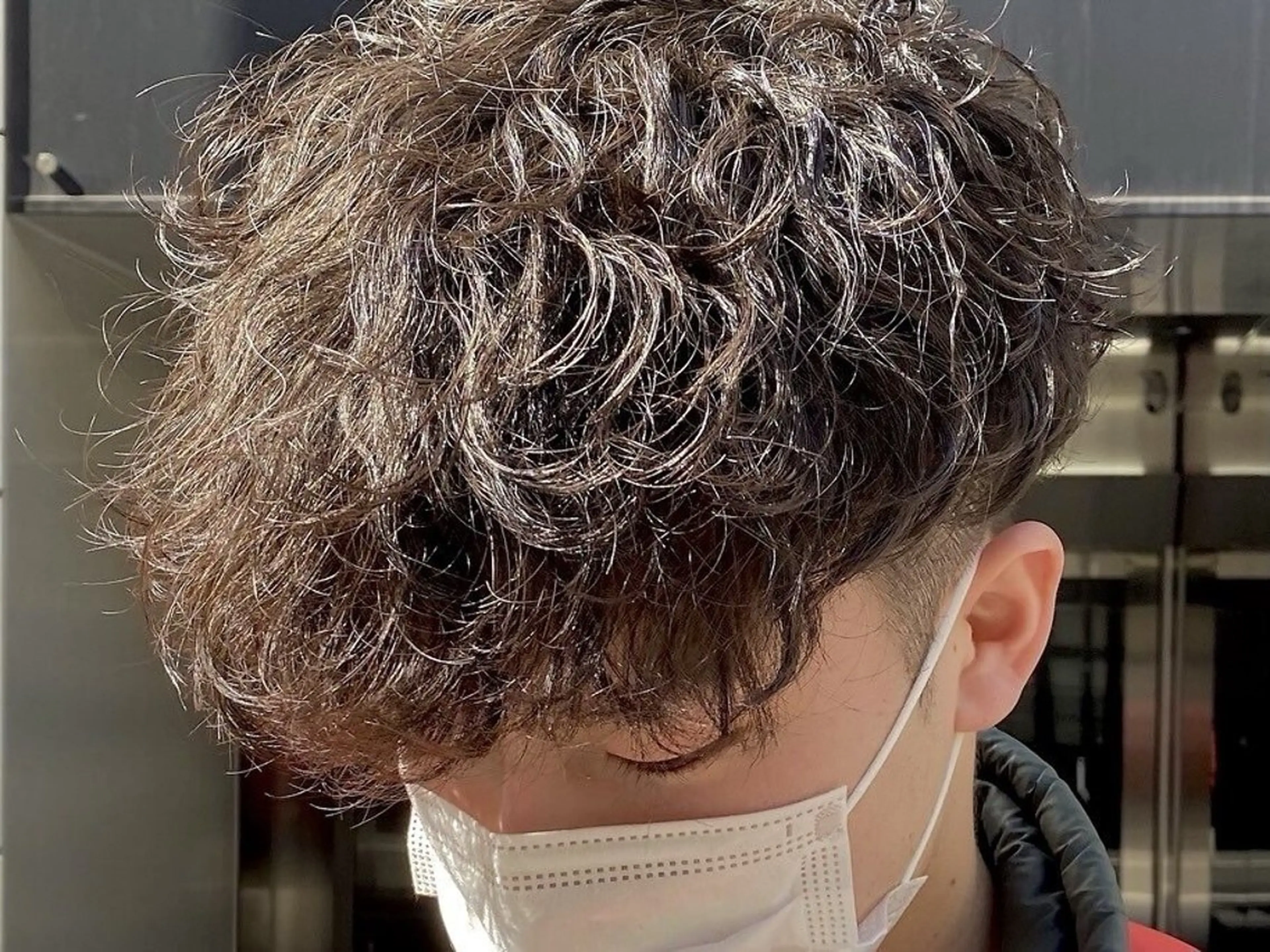 パーマ メンズ Peyp博多 SORAモデル募集のヘアスタイル