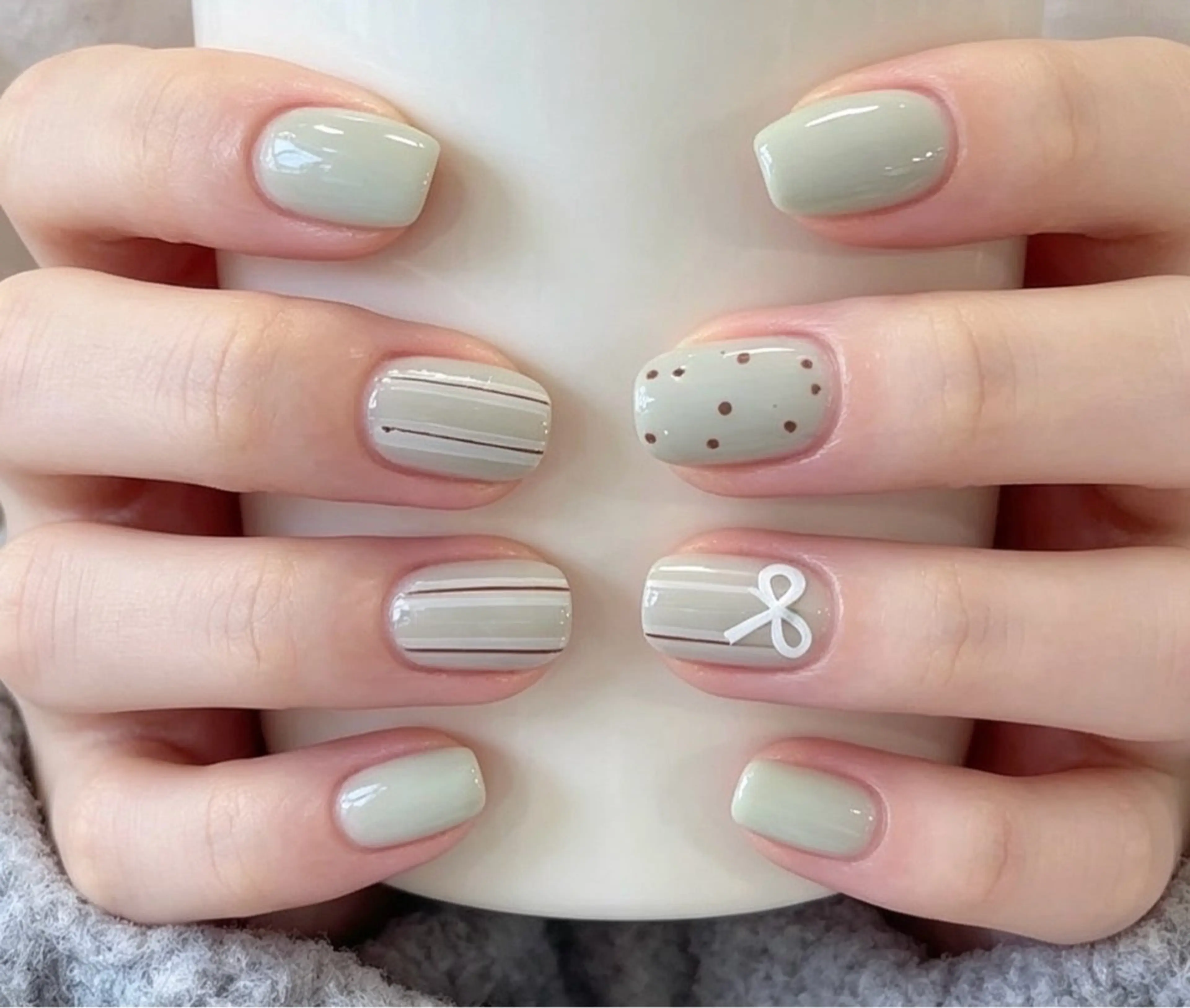 ネイル べっ甲ネイル チークネイル 成人式 長さ出し フラッシュネイル ハンドネイル ハンドケア For you. Nail Salonのネイルデザイン