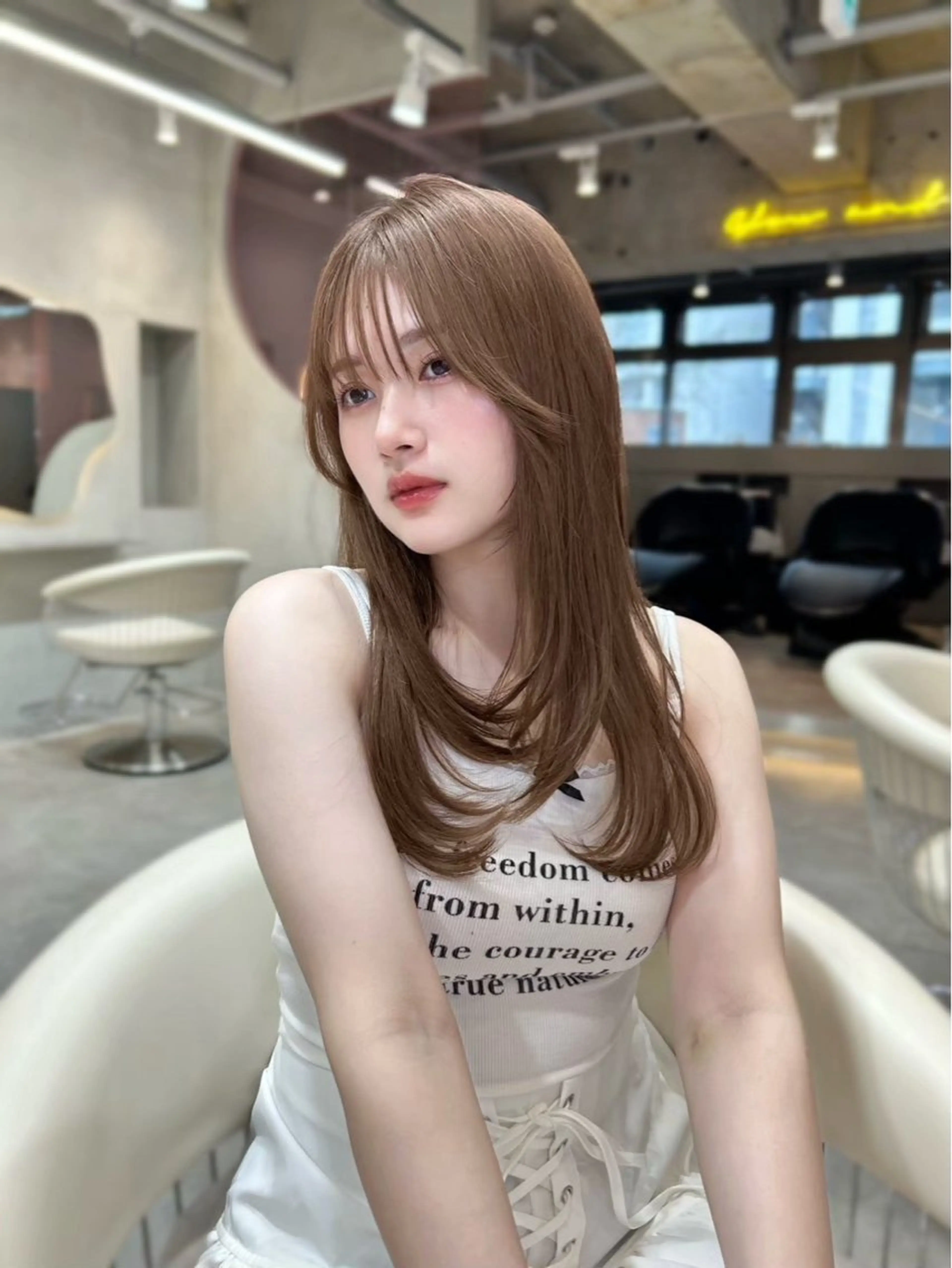 💗【カラー以上•ブリーチ未満】✂︎カット+イルミナ🌌ライトニングケアダブルカラー💫《ブリーチはしたくない方に》の写真