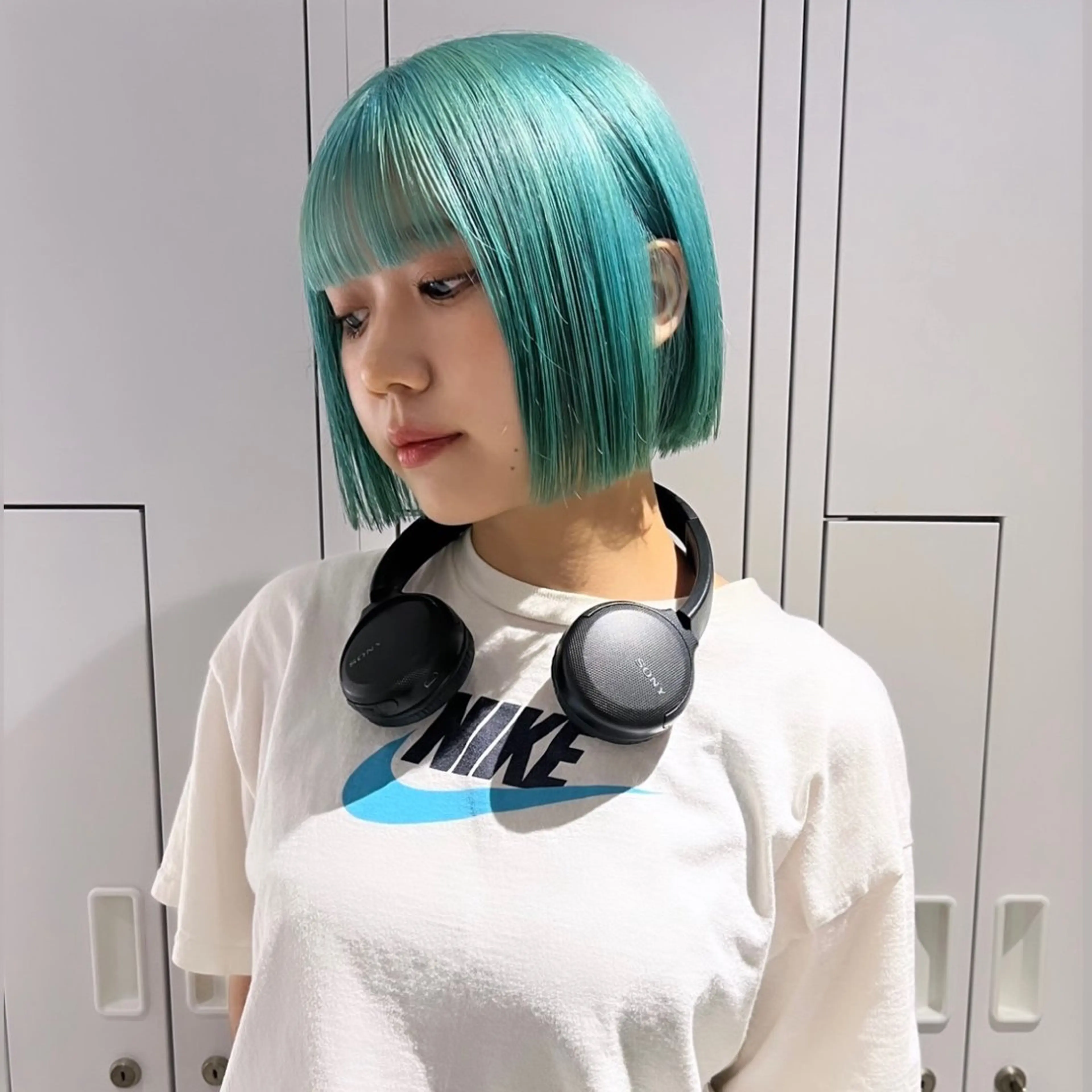 ショート カラー ベージュカラー デザインカラー ダブルカラー ハイトーンカラー イルミナカラー ヘアカラー トリートメント ボブ/ダブルカラー 縮毛矯正/支持多数のヘアスタイル