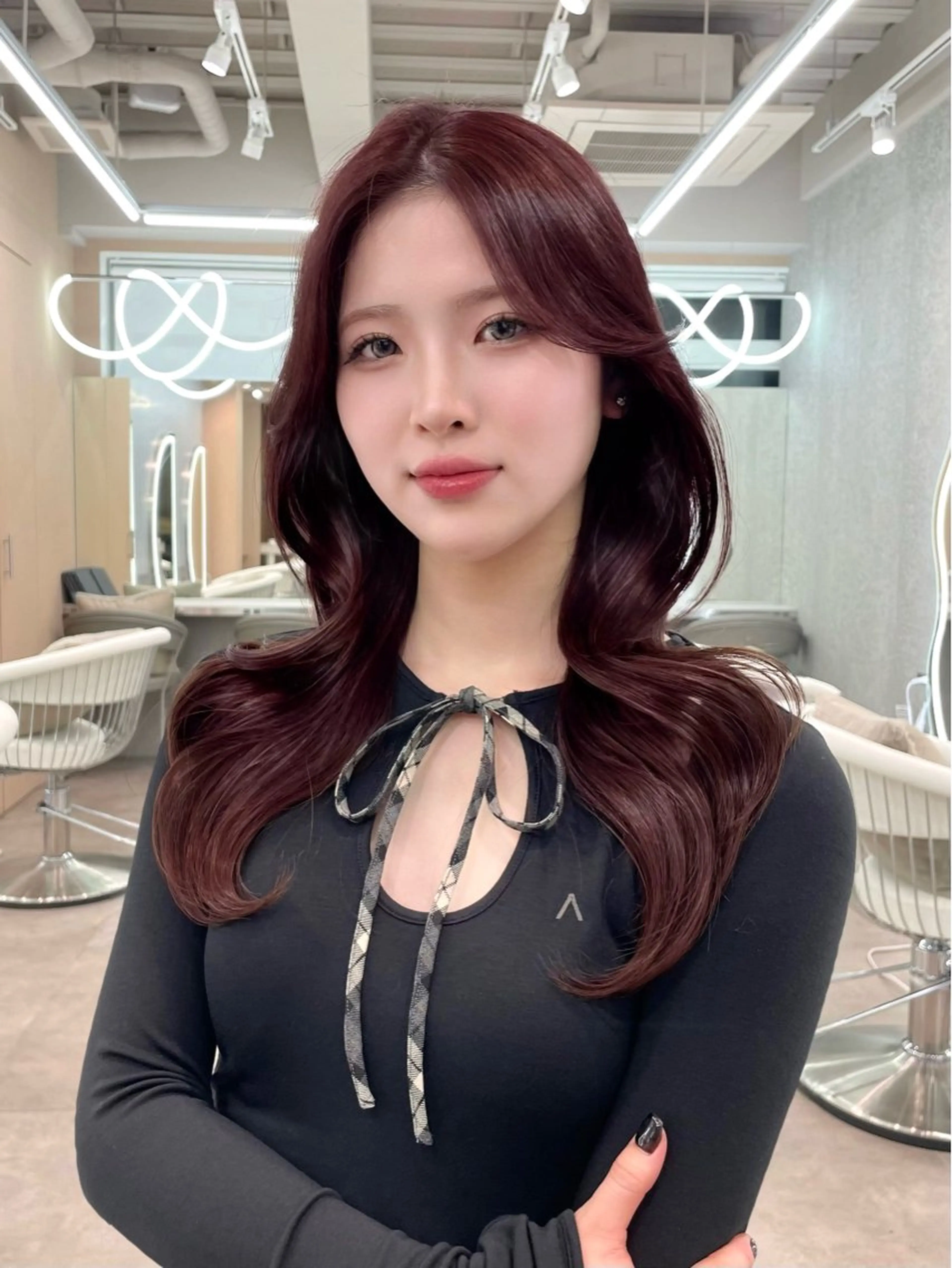 セミロング カラー ヘアカラー トリートメント 縮毛矯正ブリーチなし 🍒❤ゆうきのヘアスタイル