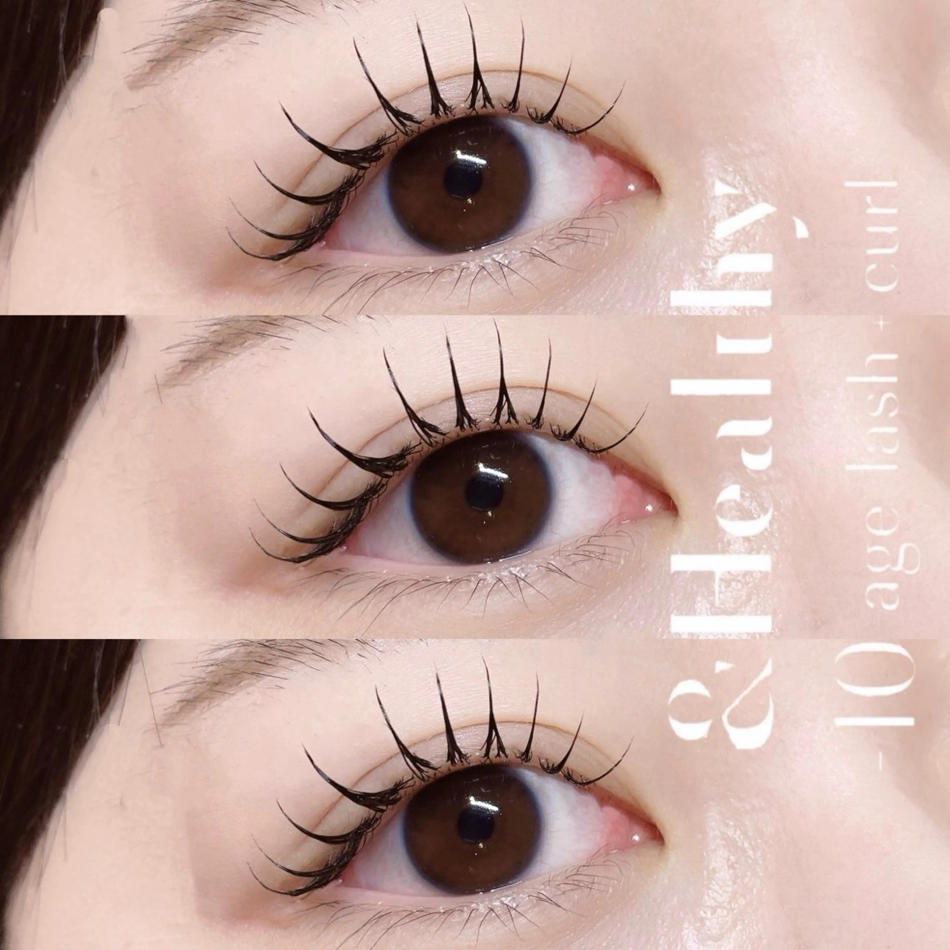 マツエク・マツパ マツエク Mell Yuuna ♡パリエク /束感のマツエク・マツパデザイン