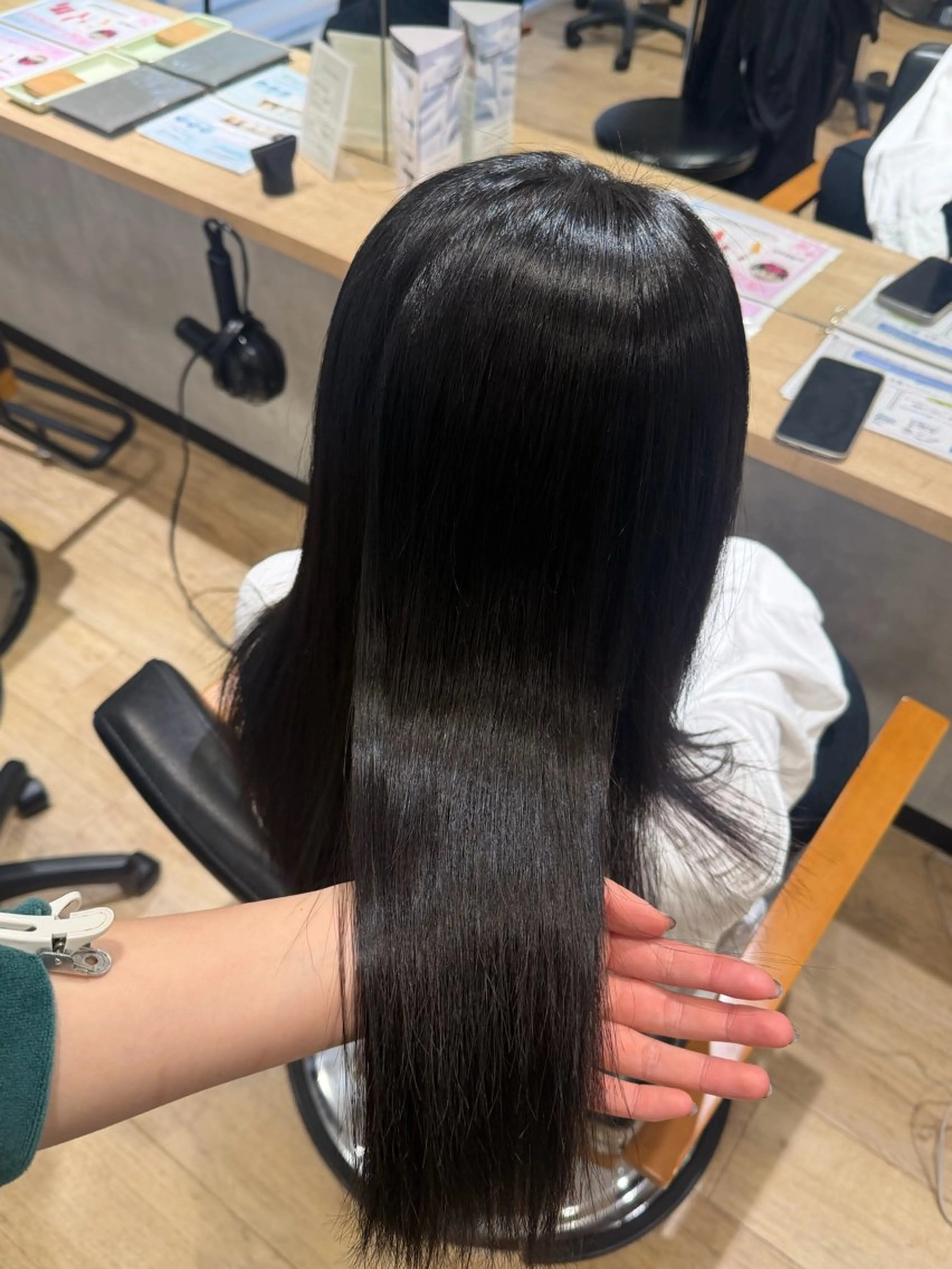 ロング カット 縮毛矯正 トリートメント 🎀Maho🎀ボブ × 髪質改善のヘアスタイル