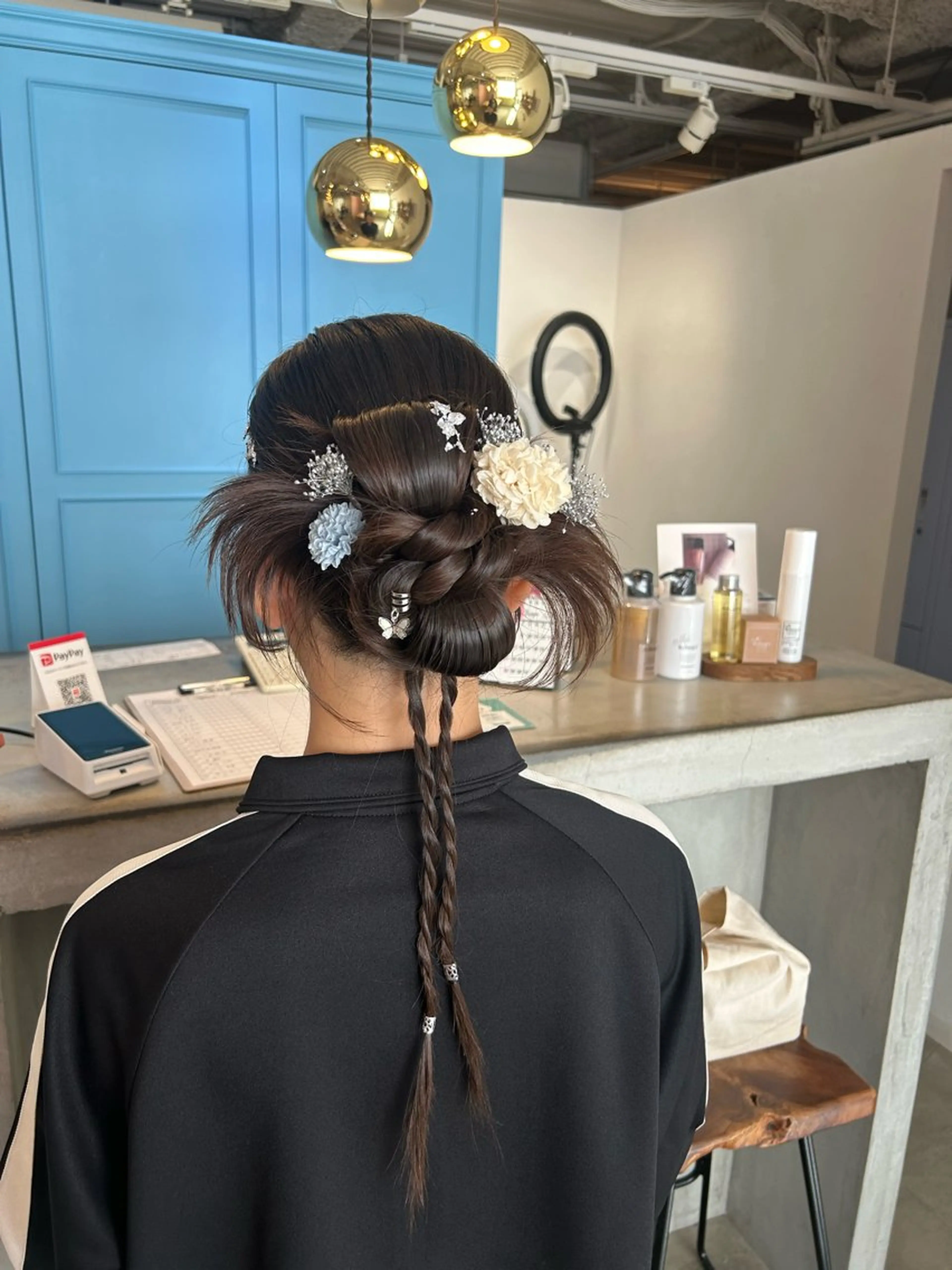 ロング ヘアアレンジ ロング ヘアセット 砂野 真璃奈のヘアスタイル
