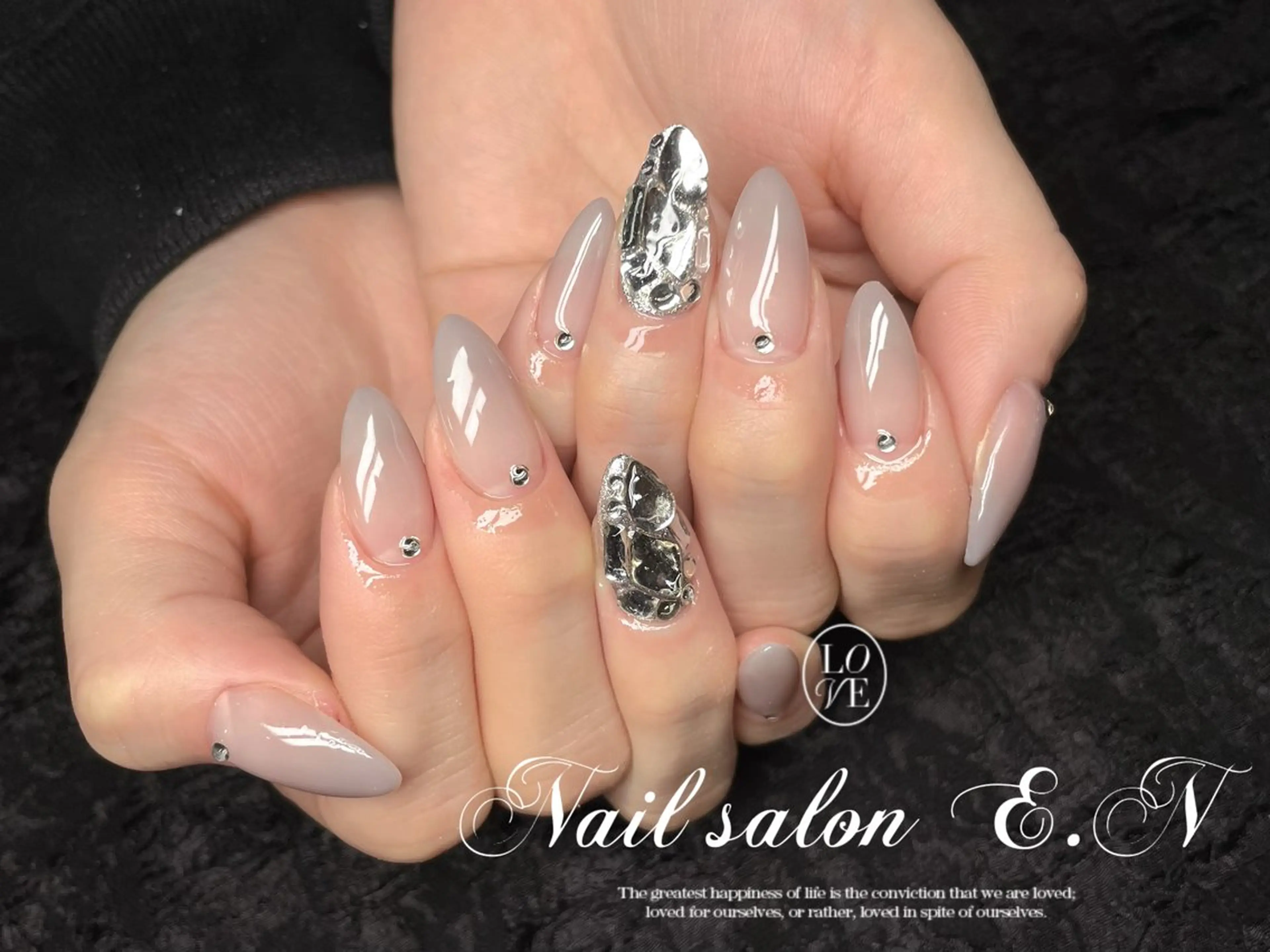 ネイル E.N🦋 長さ出し/持ち込みのネイルデザイン