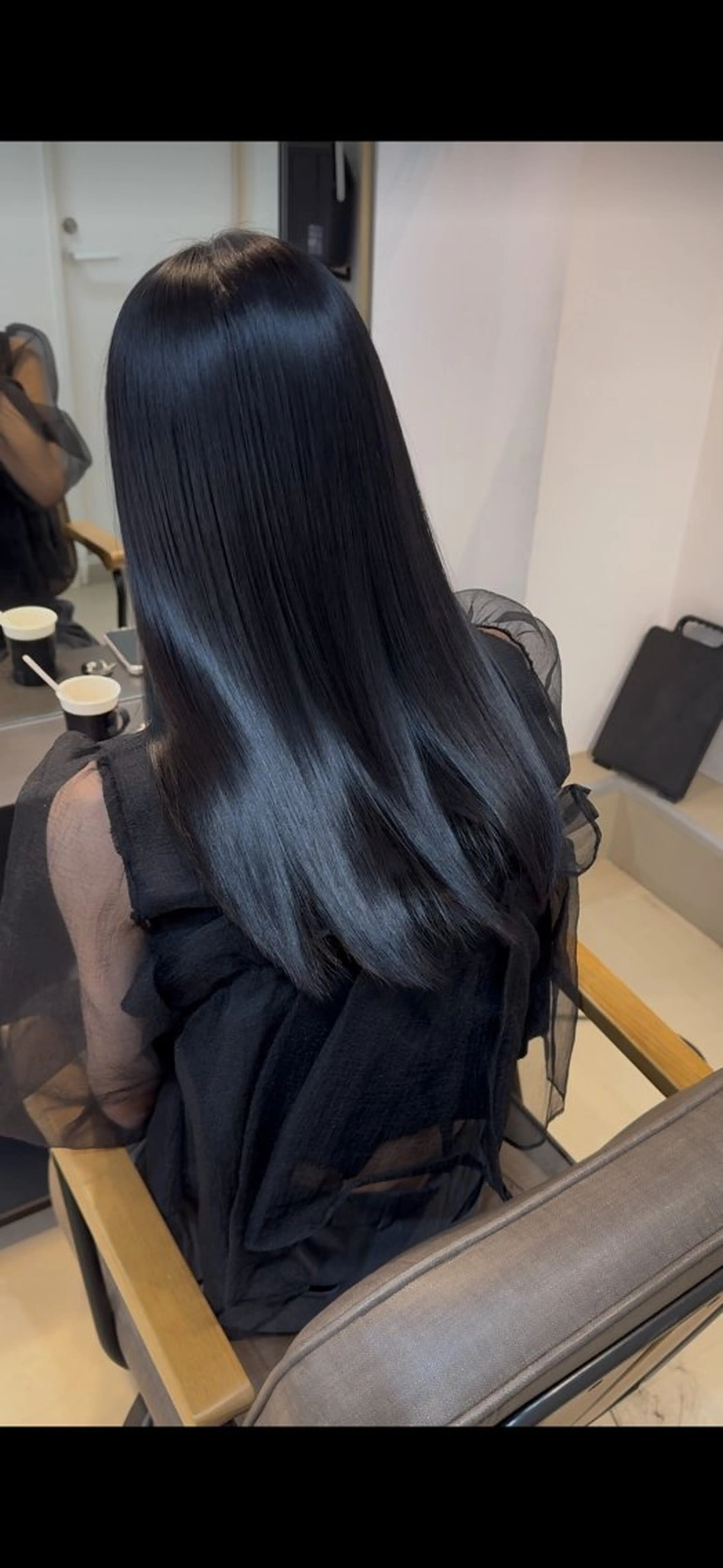 ロング カット 縮毛矯正 トリートメント ⭕️縮毛矯正×艶髪 /賀川サトシ⭕️のヘアスタイル