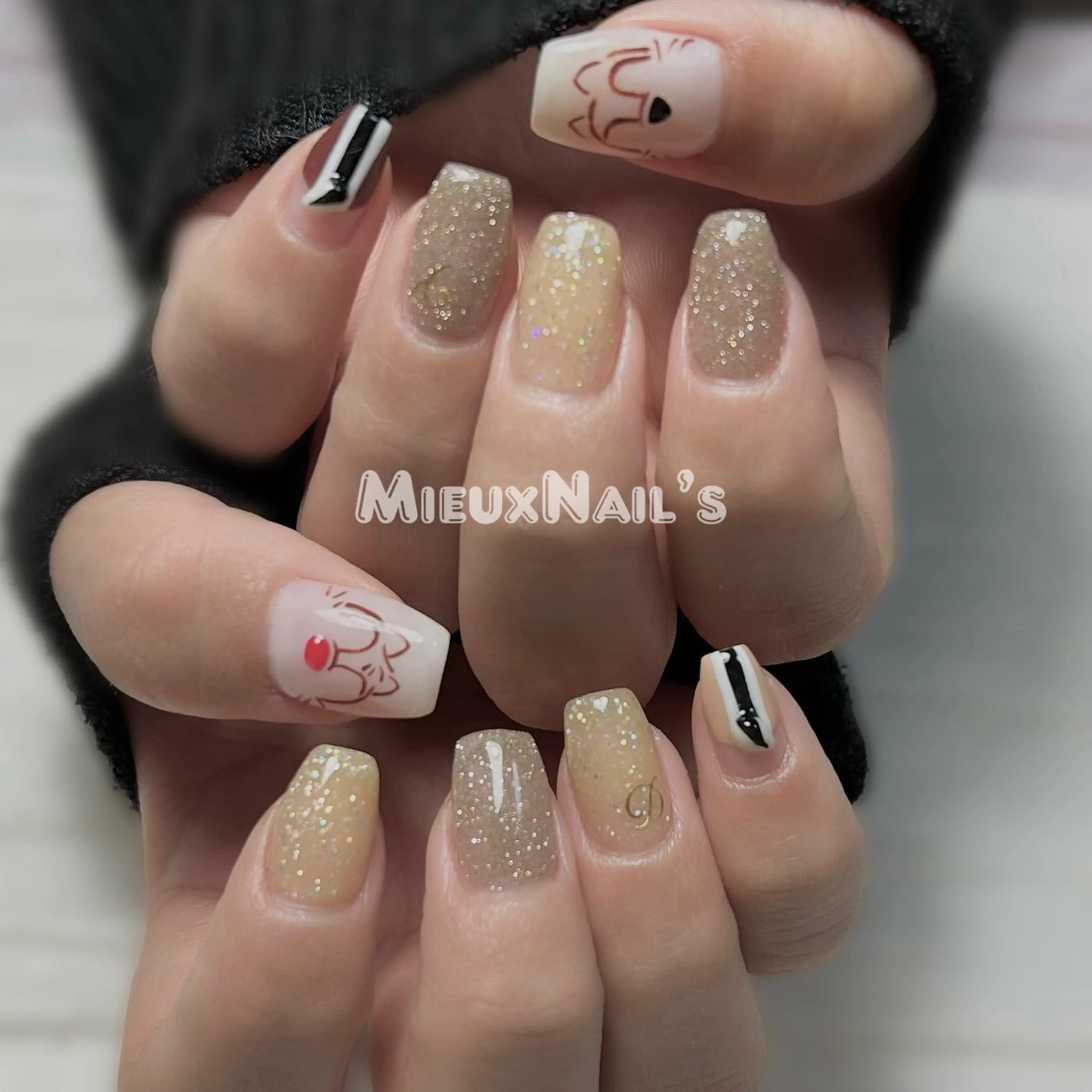 ネイル Miyu❤️‍🔥 Mieuxnailsのネイルデザイン
