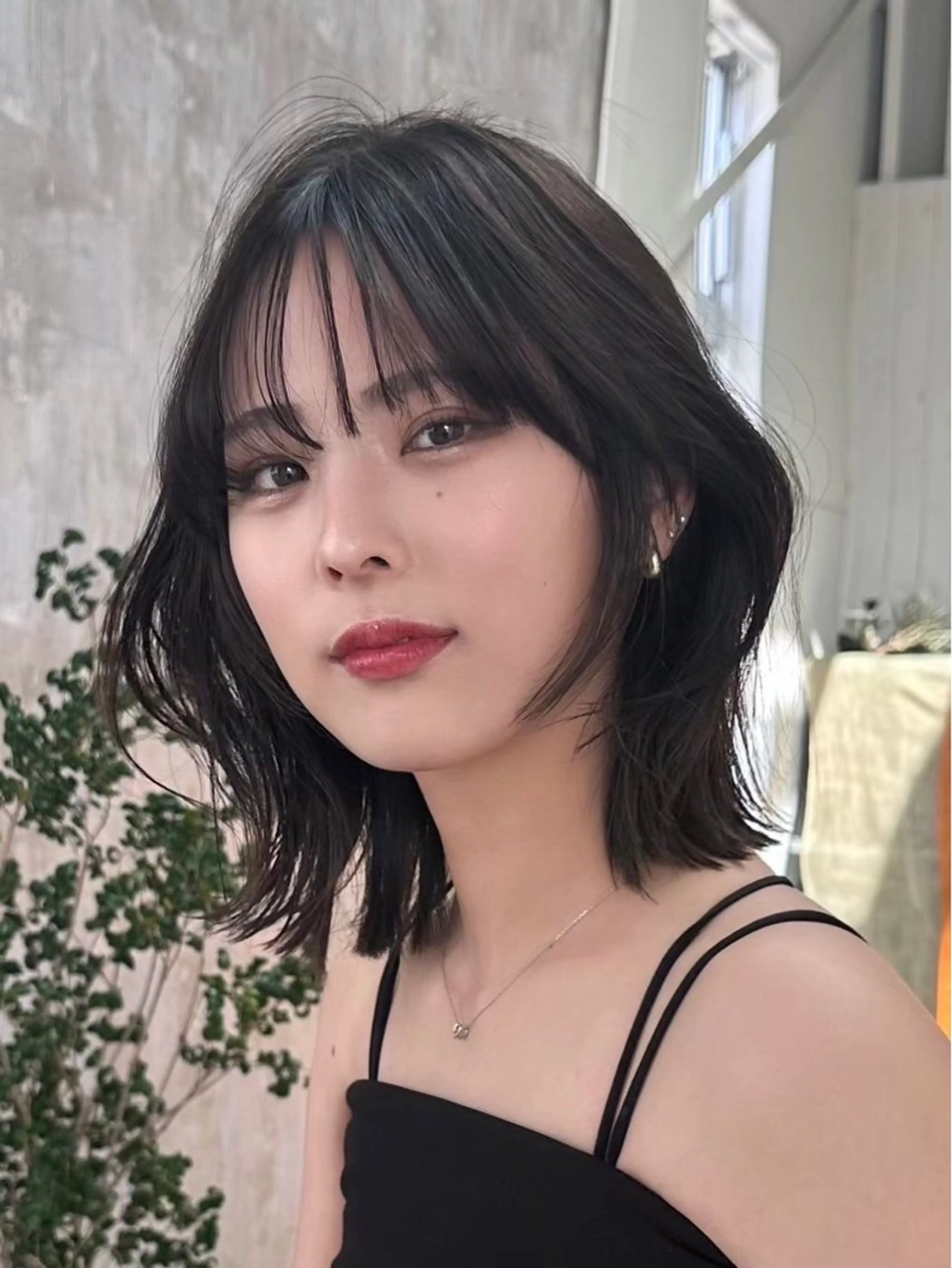 ミディアム repos京都 四条河原町店 ミルボンAujua認定サロン【ルポ】所属・むっちー/河原町/ 縮毛矯正/韓国ヘアーのヘアスタイル