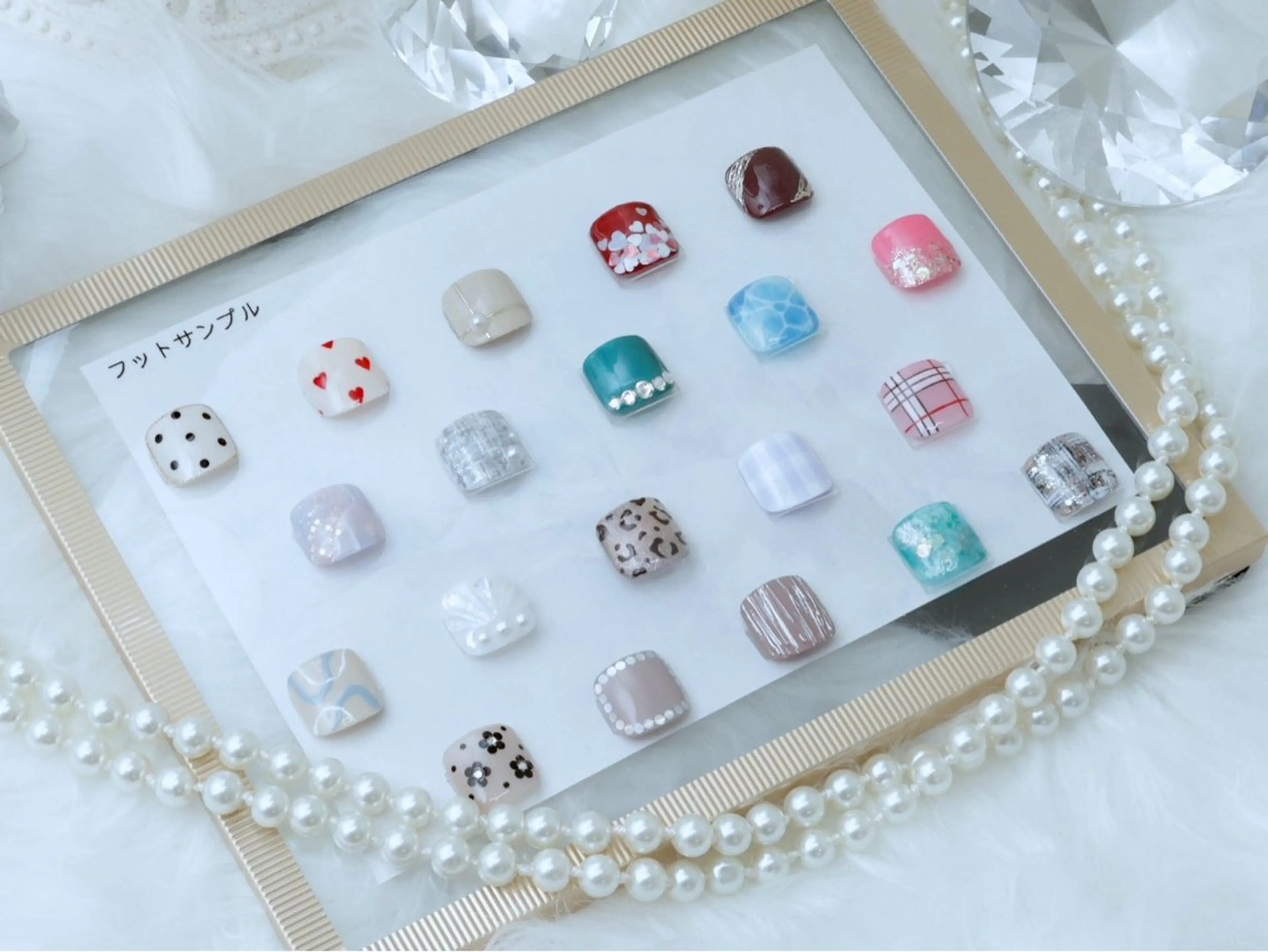 ショート フットネイル Nailsalon Angeのネイルデザイン