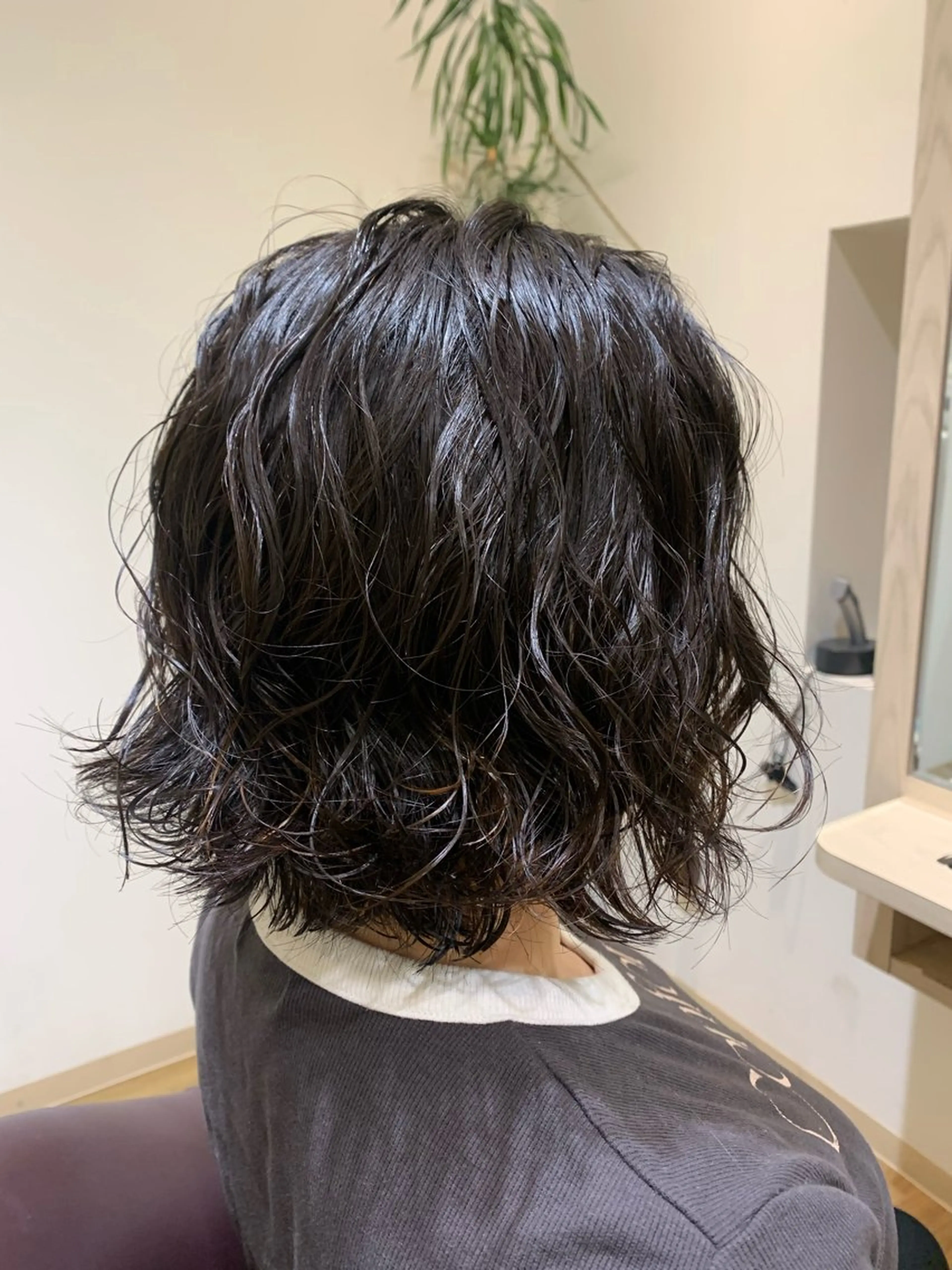 ショート ボブ くせ毛 T つぐみのヘアスタイル