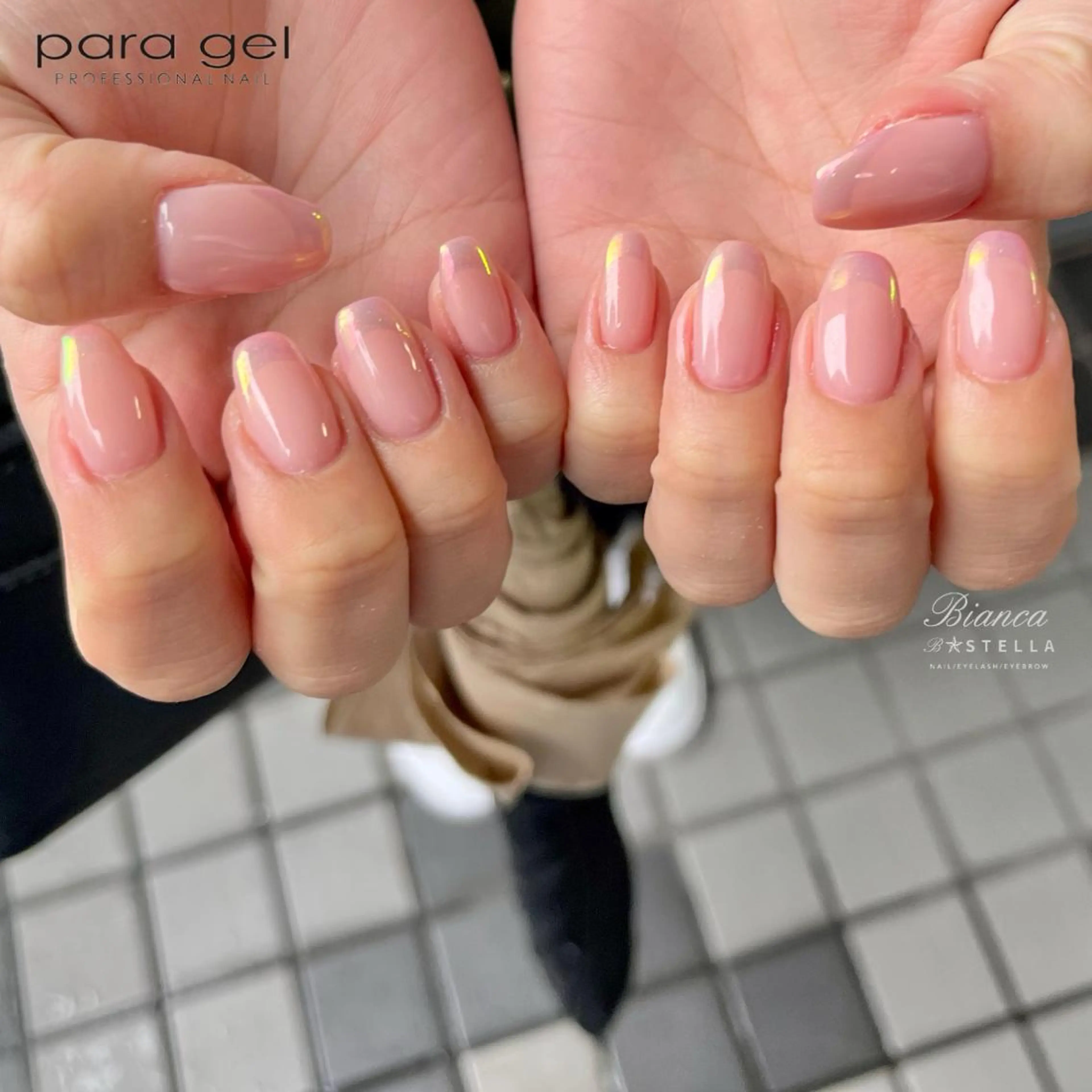 ネイル フレンチネイル ハンドネイル Mojyam nail所属・松本 実咲のネイルデザイン