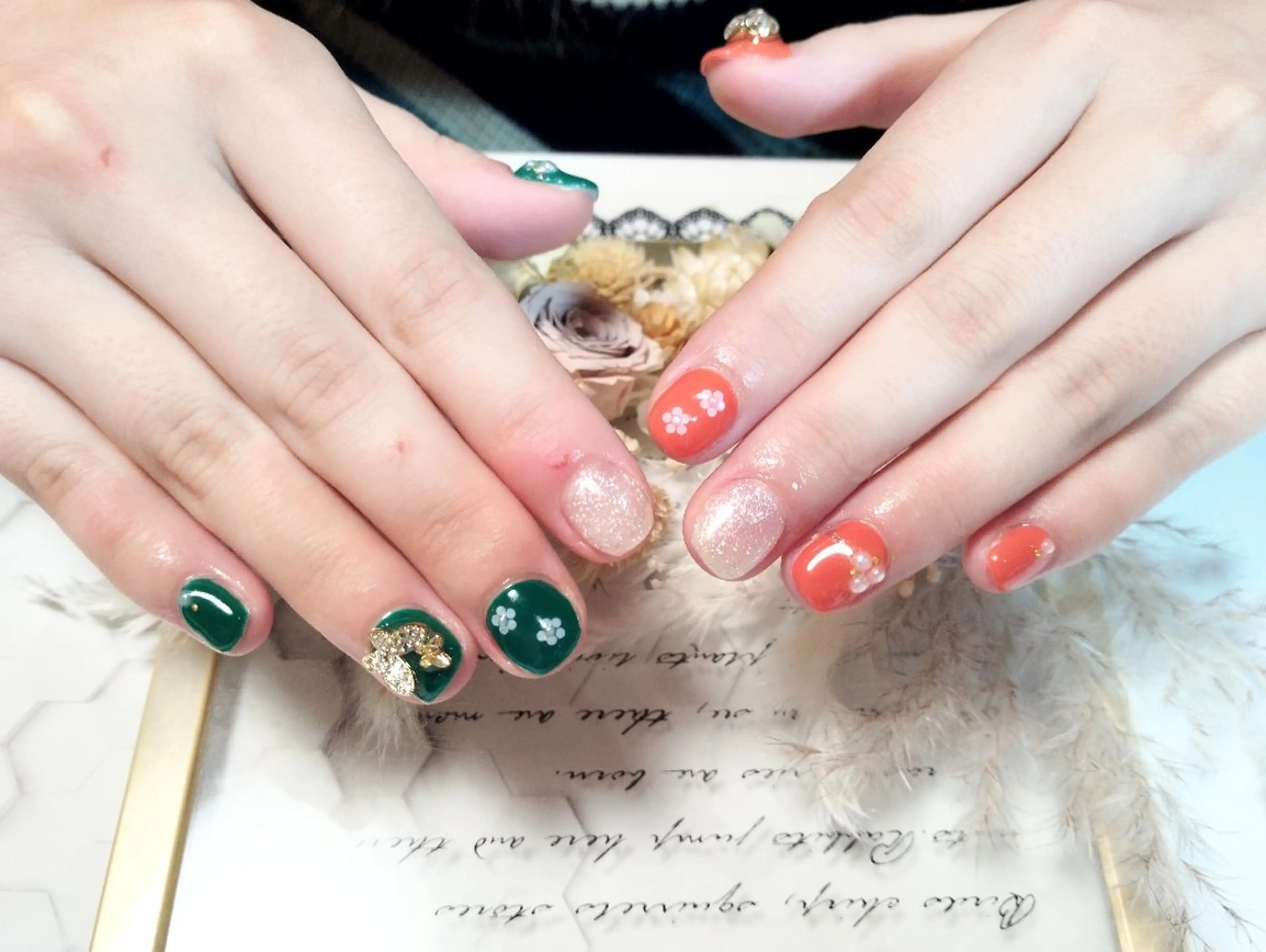 ネイル 持ち込み ハンドネイル ハンドケア ＤI'A ネイルサロンのネイルデザイン