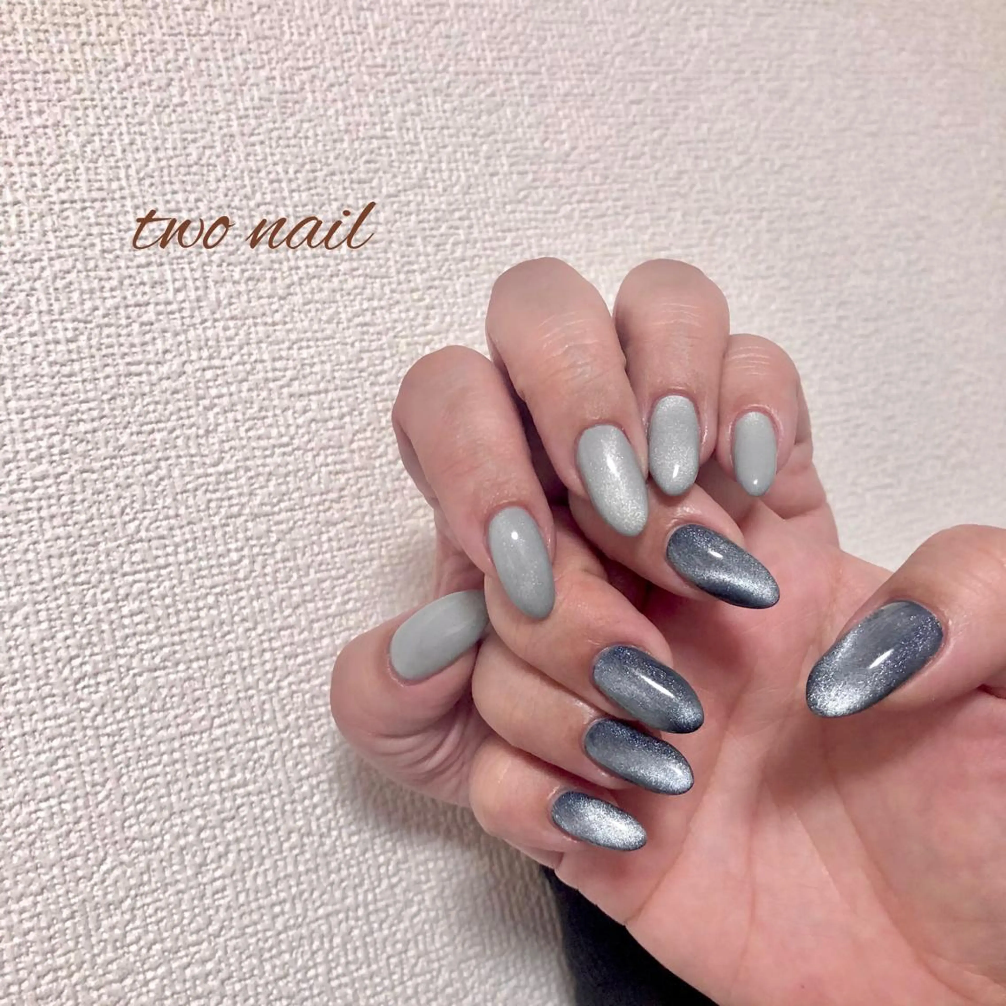 ネイル アートネイル フットネイル ハート マグネットネイル ニュアンスネイル ハンドネイル two nailのネイルデザイン