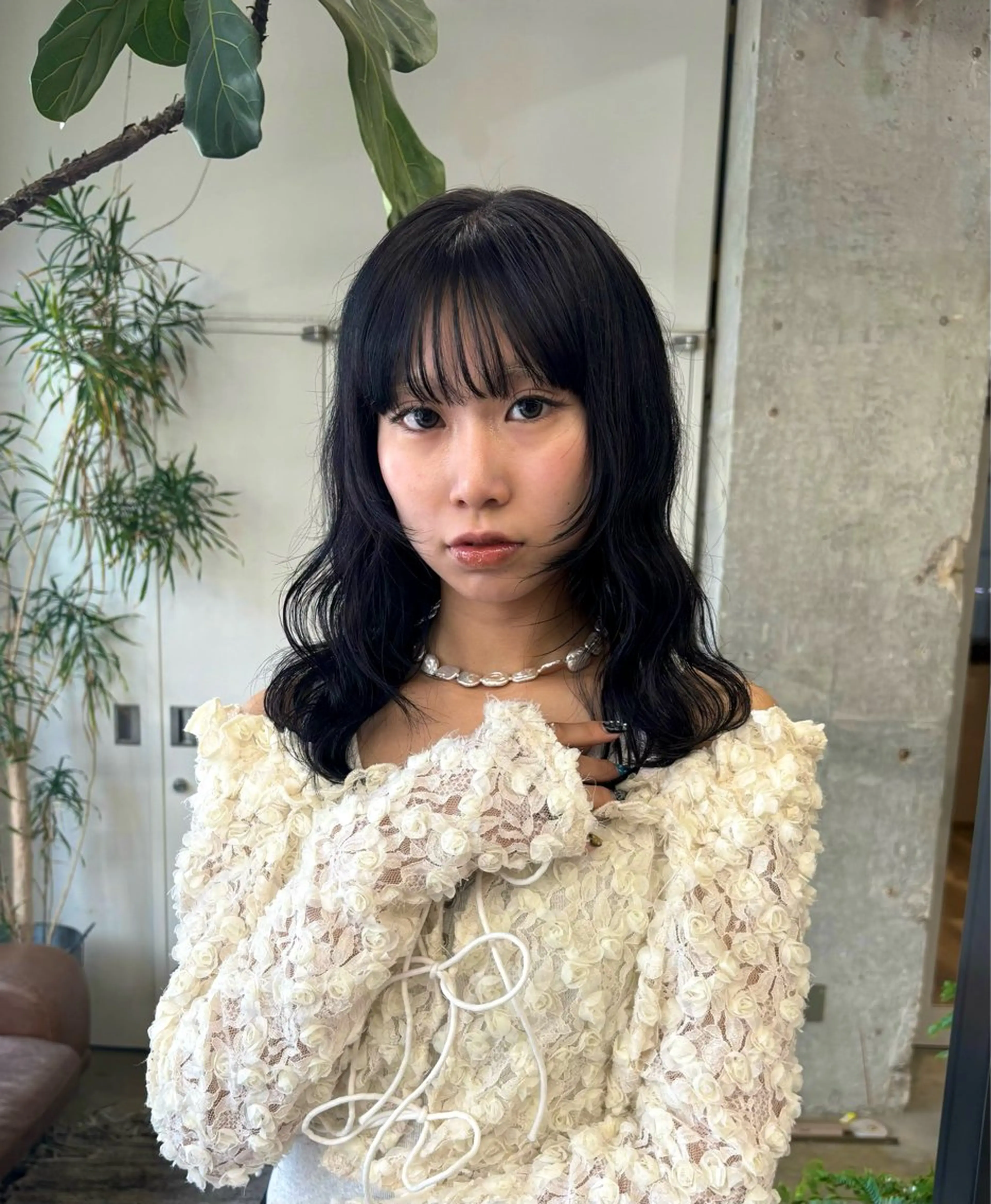 ロング カット ヘアカラー 宮崎 わか菜/透明感カラーのヘアスタイル