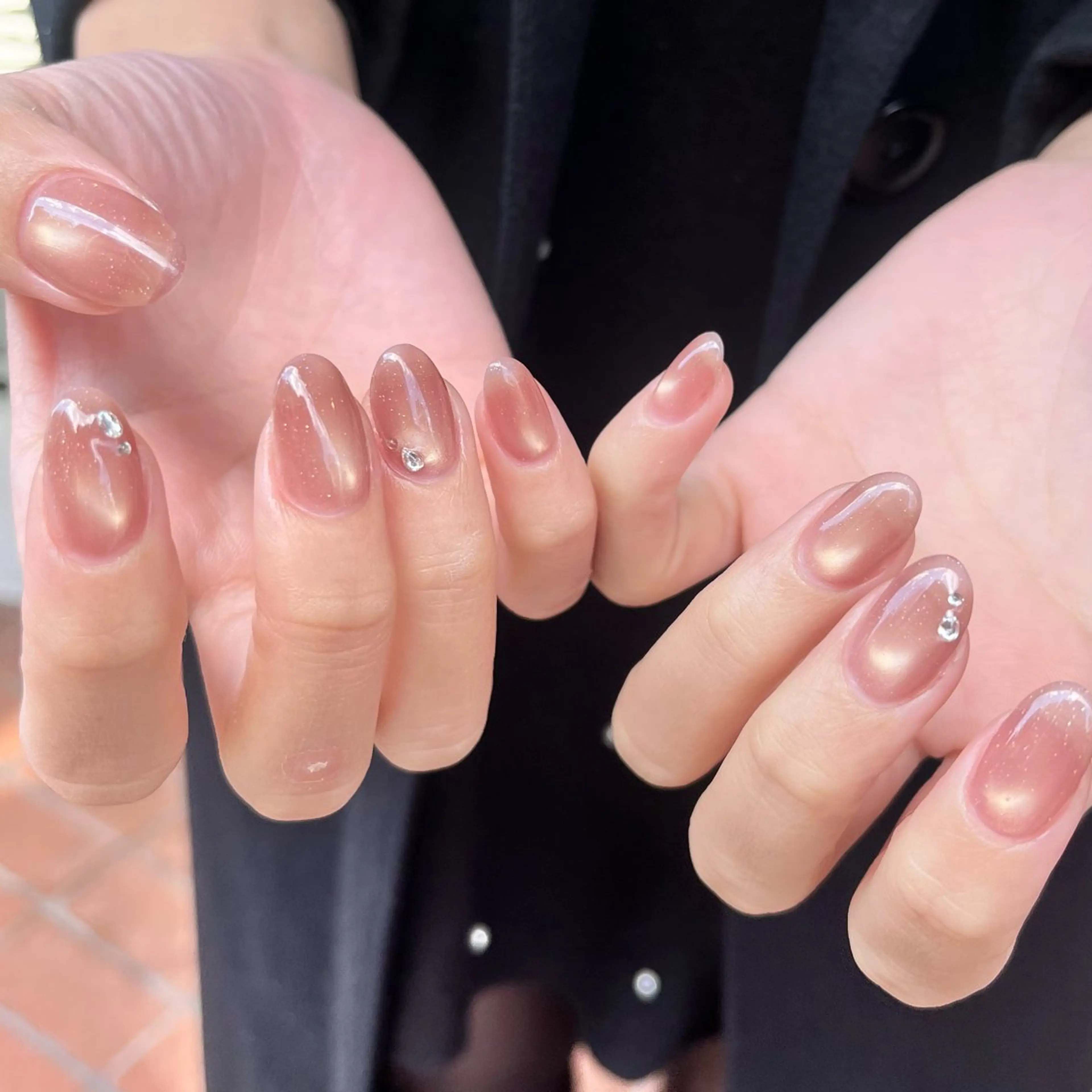ネイル フラッシュネイル フラッシュマグ ハンドネイル ballie／小野原 なつみのネイルデザイン