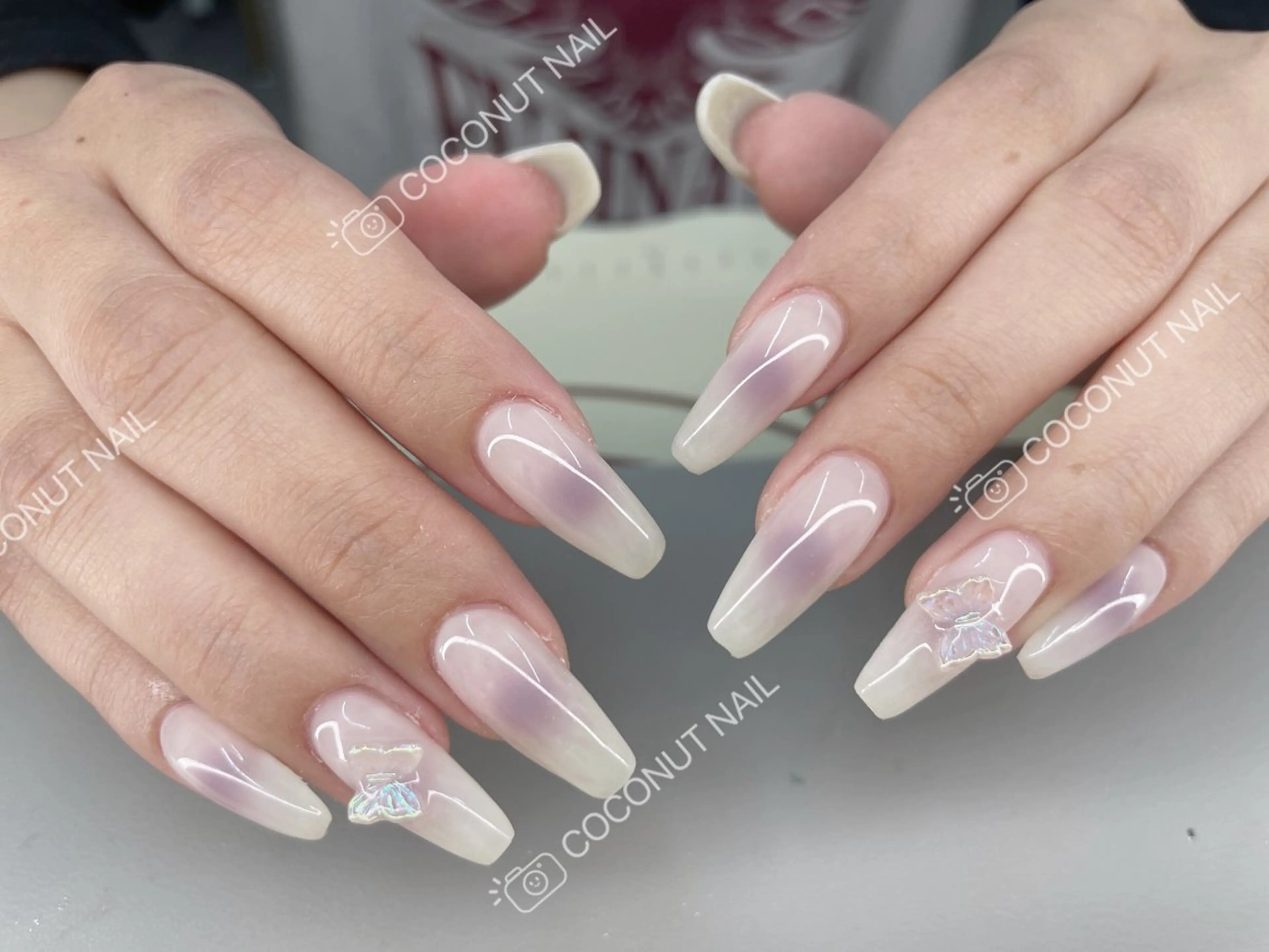 ネイル ハンドネイル 神田 ココナッツのネイルデザイン