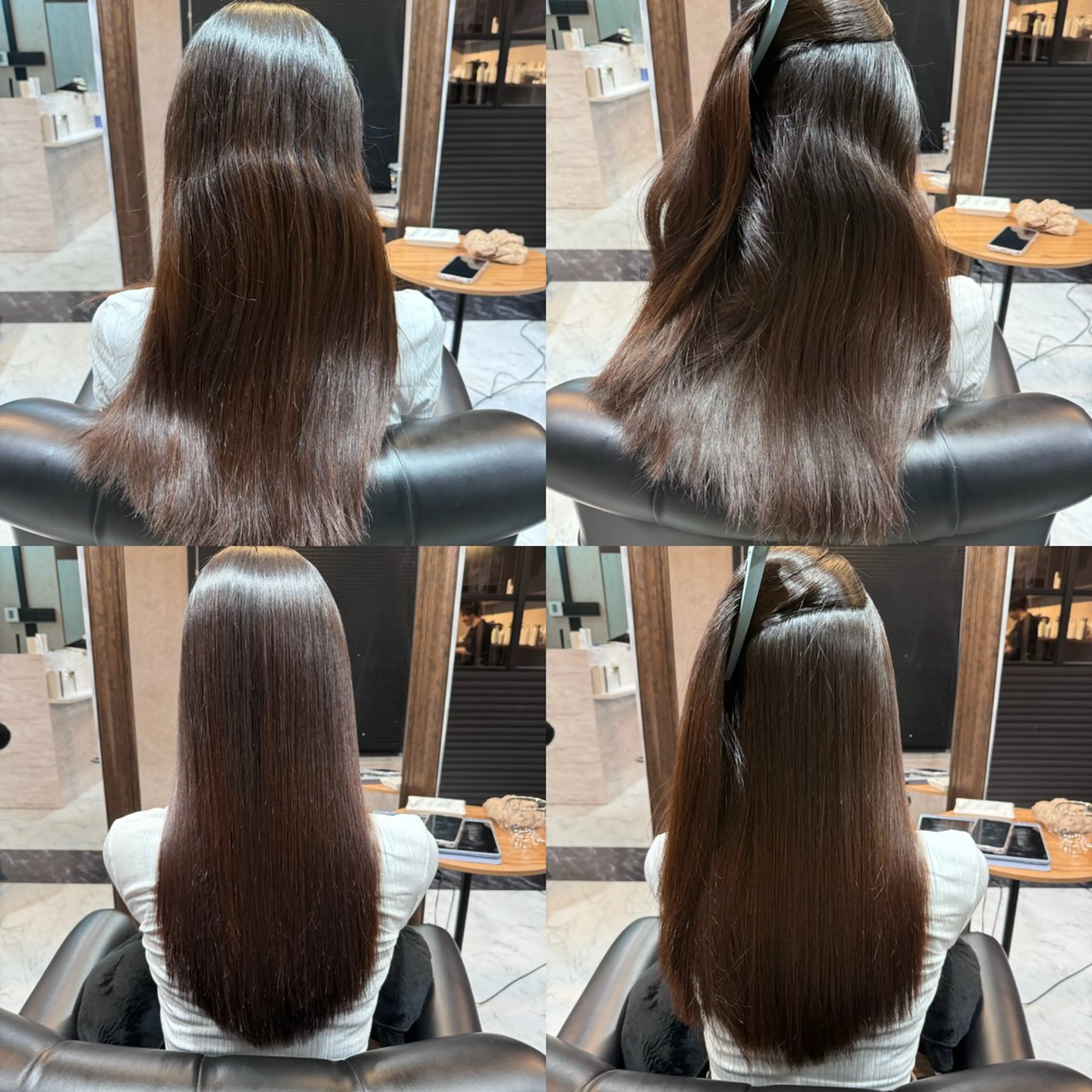 ロング 縮毛矯正 LuanaTOKYO 都築佑汰のヘアスタイル