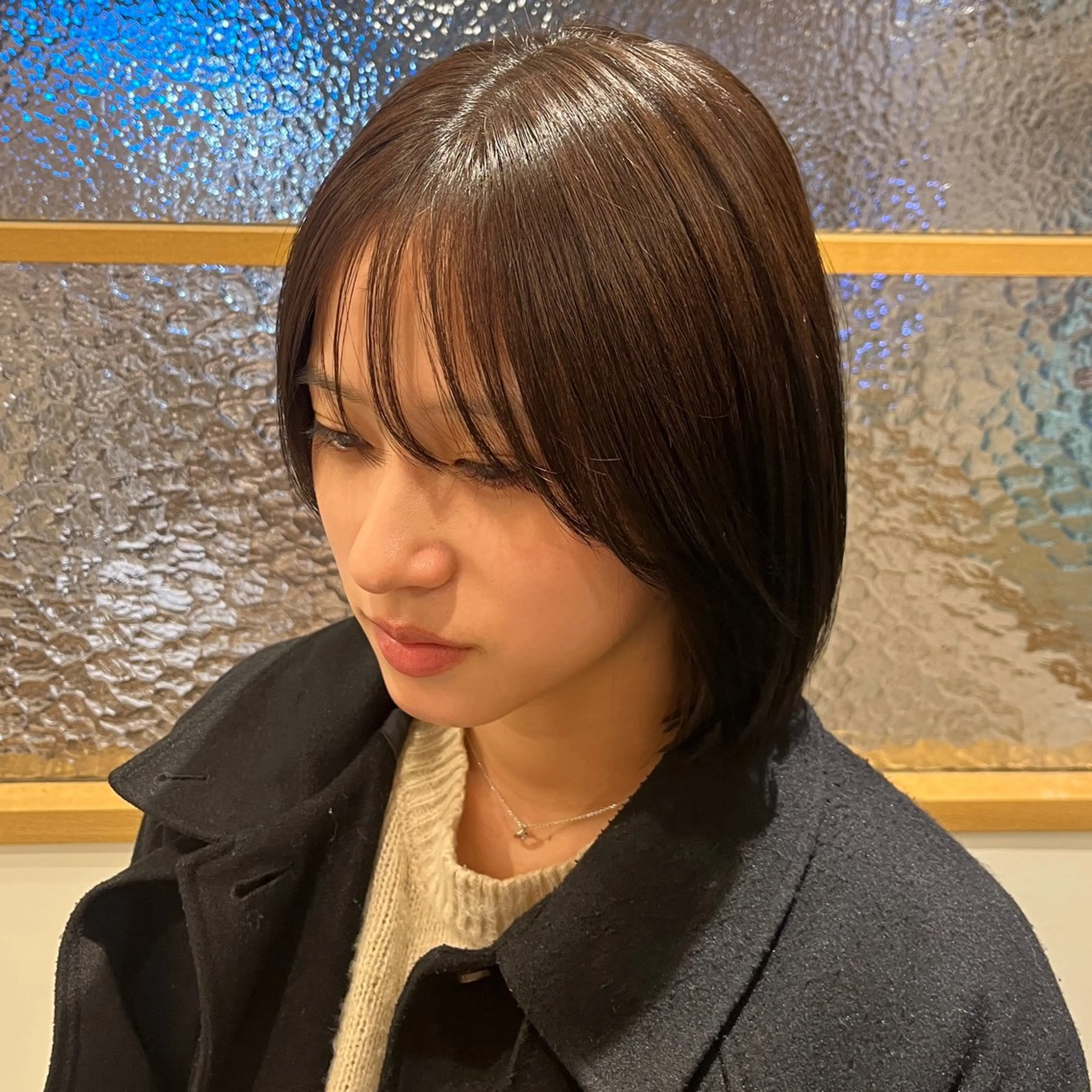 ショート カラー ブリーチ無しカラー/ 美髪改善💠てんゆうのヘアスタイル